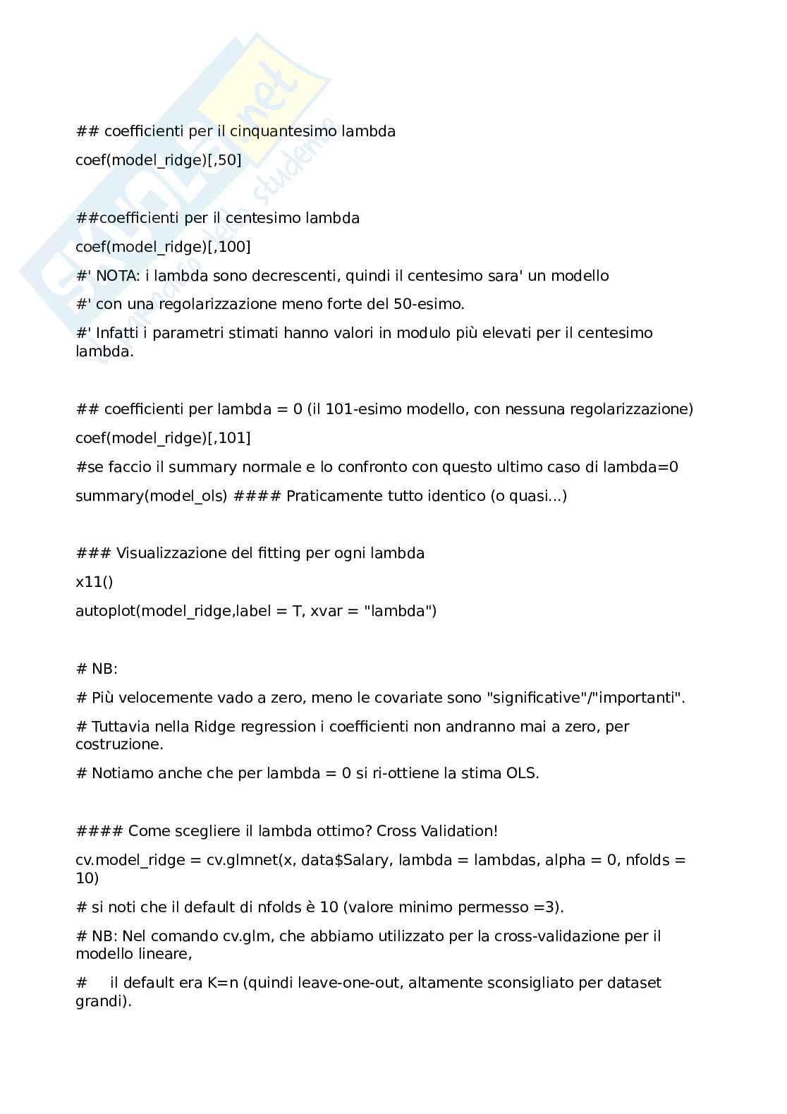 Formulario Parte MAT dell'esame di Business data analytics Pag. 66