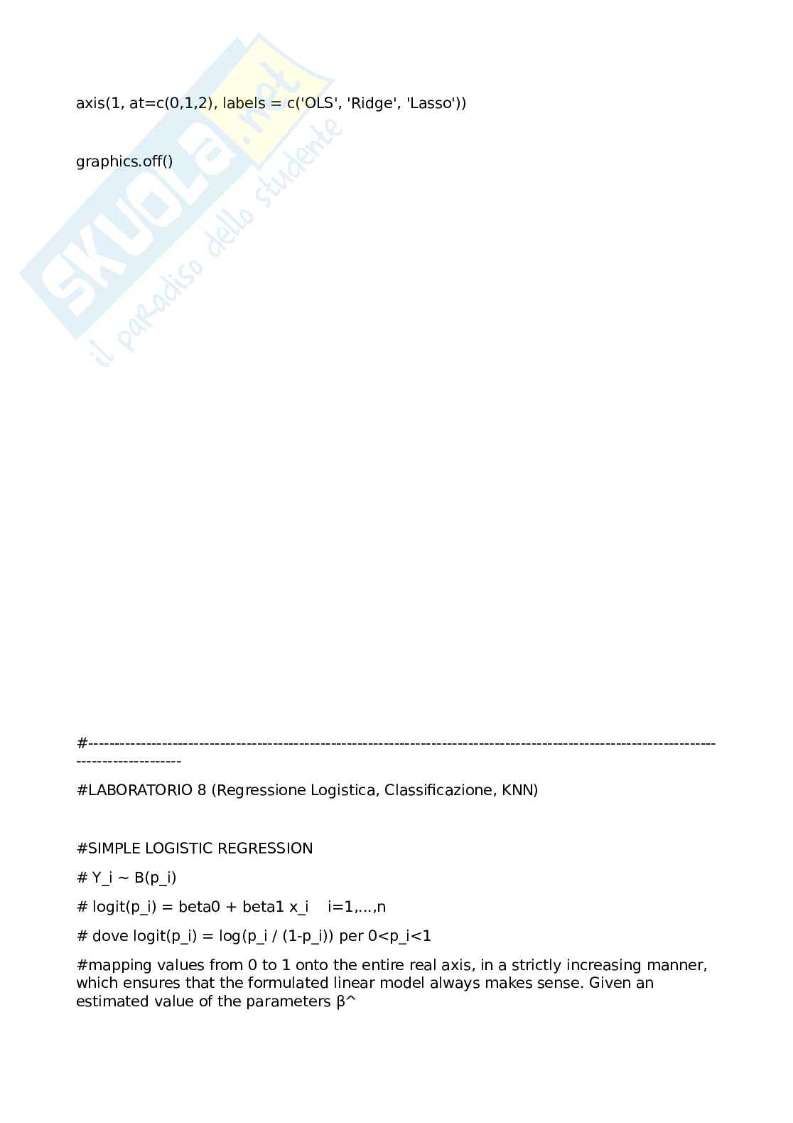 Formulario Parte MAT dell'esame di Business data analytics Pag. 71
