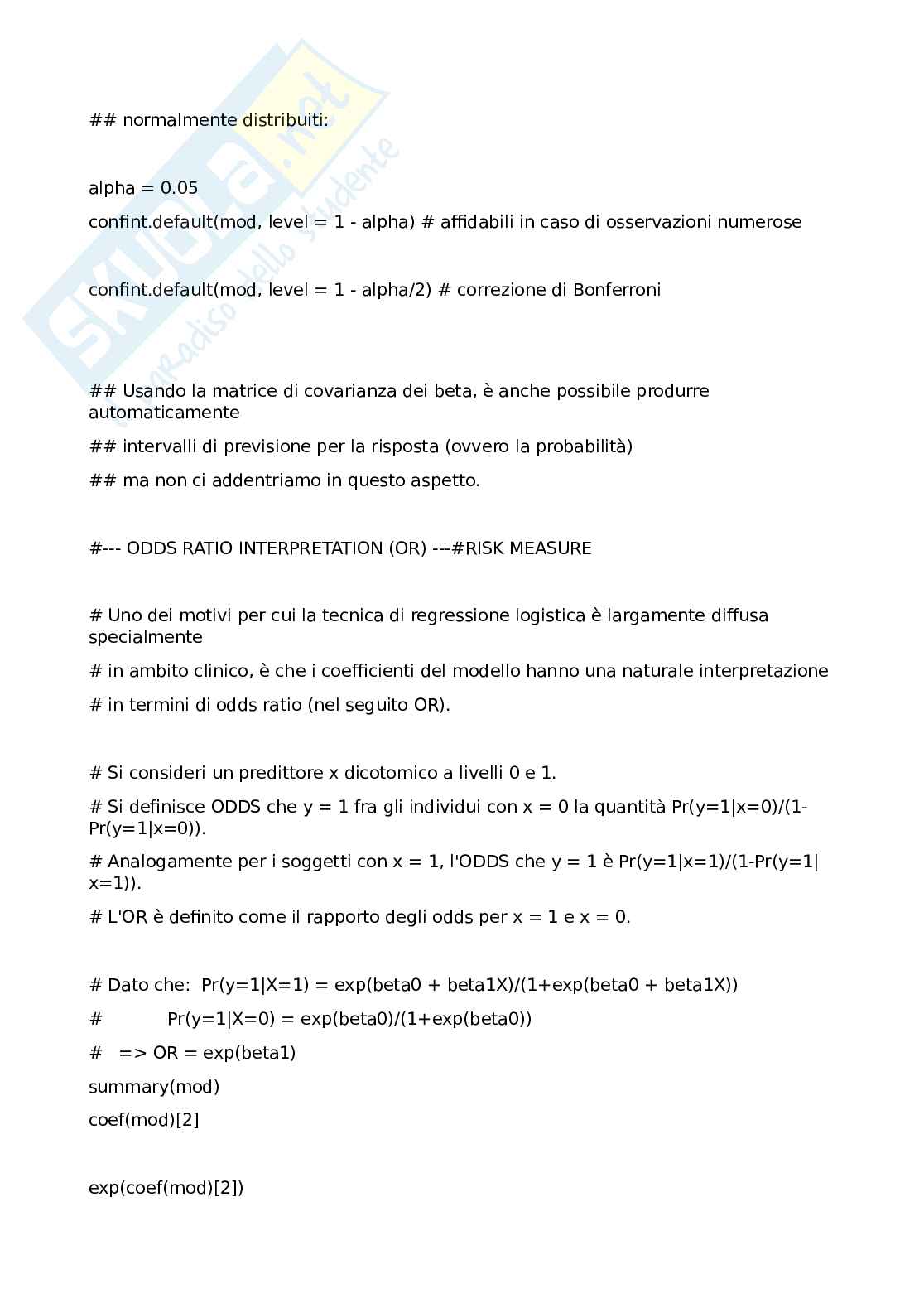 Formulario Parte MAT dell'esame di Business data analytics Pag. 76