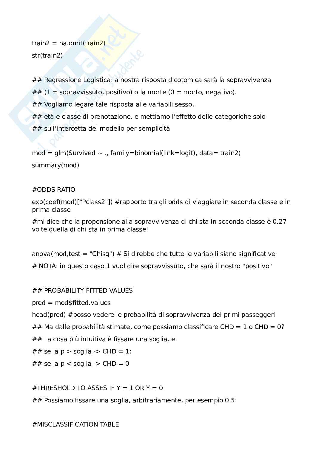 Formulario Parte MAT dell'esame di Business data analytics Pag. 81
