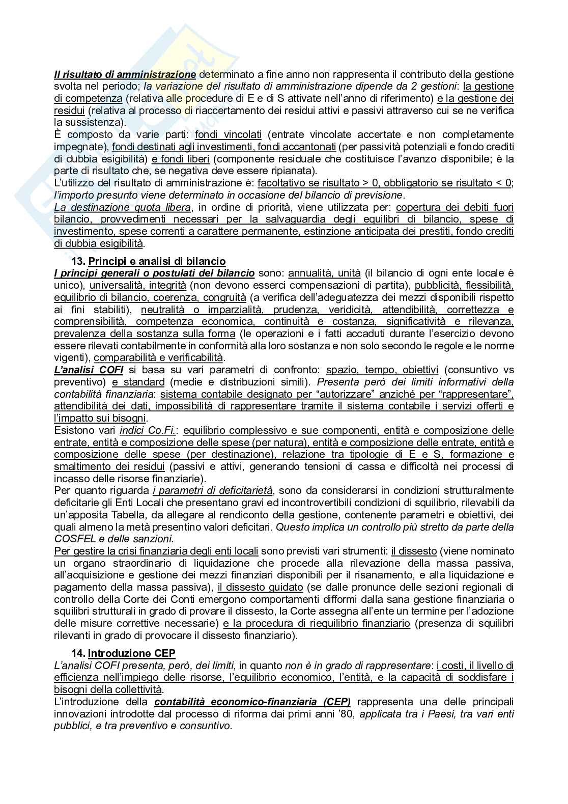 Appunti di Management e sistemi contabili delle aziende pubbliche Pag. 11