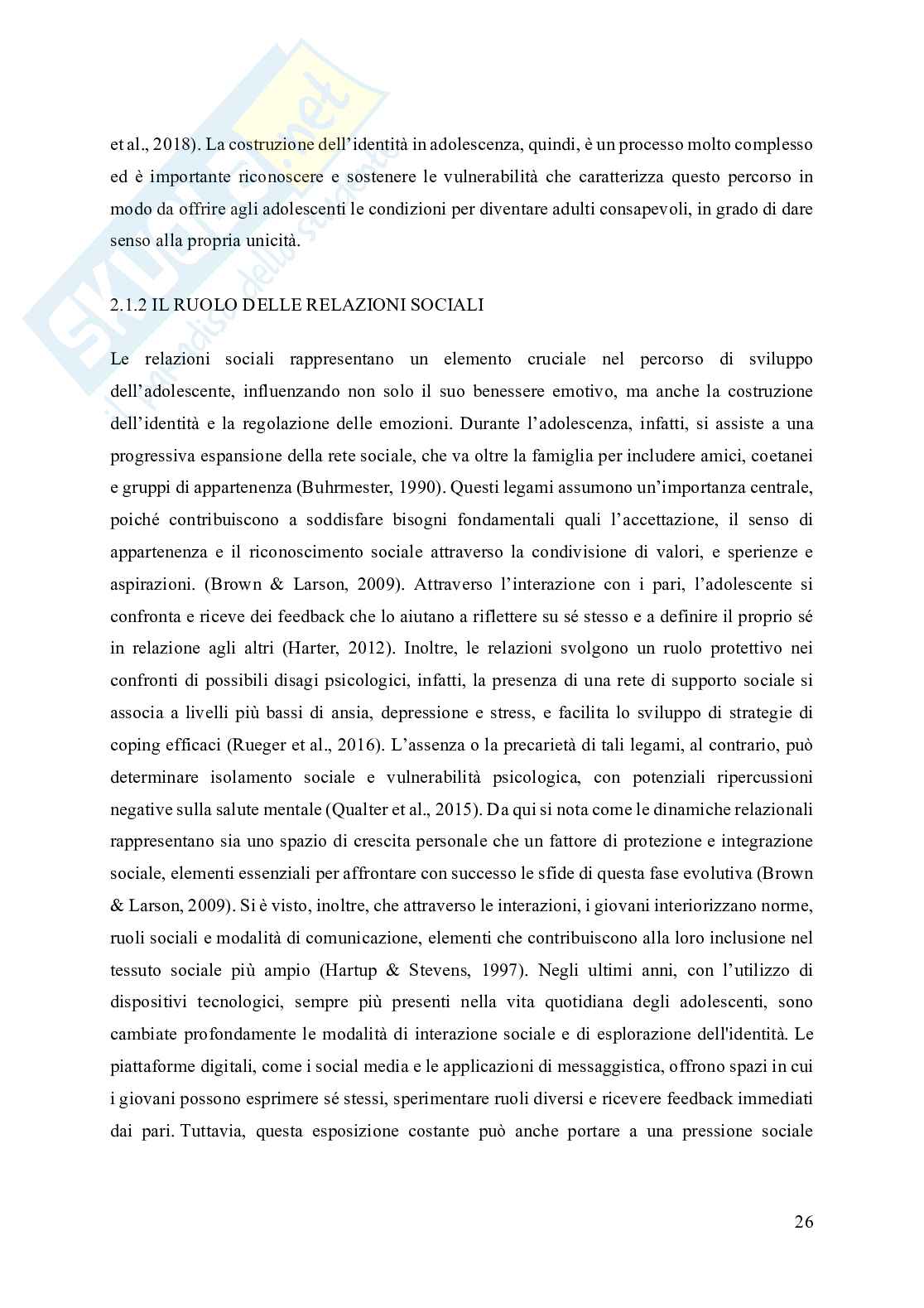 Chatbot e Adolescenza Pag. 26