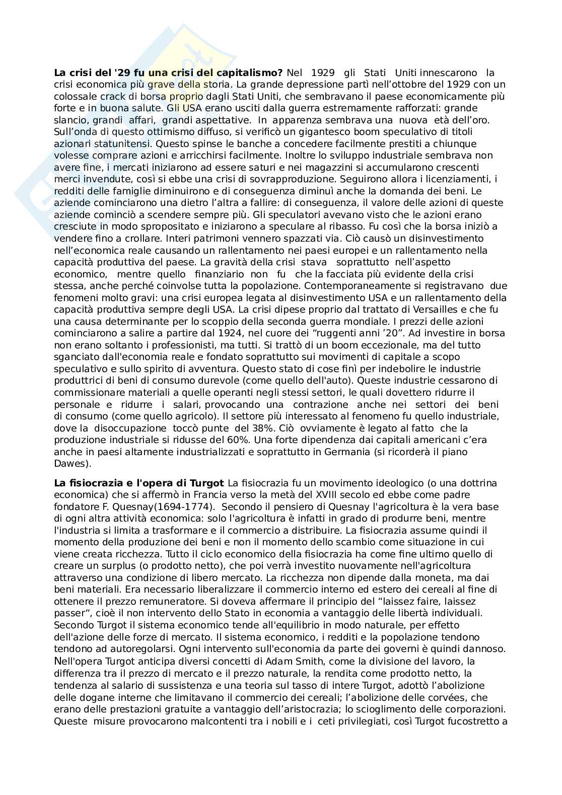 Domande aperte di Storia economica Pag. 21