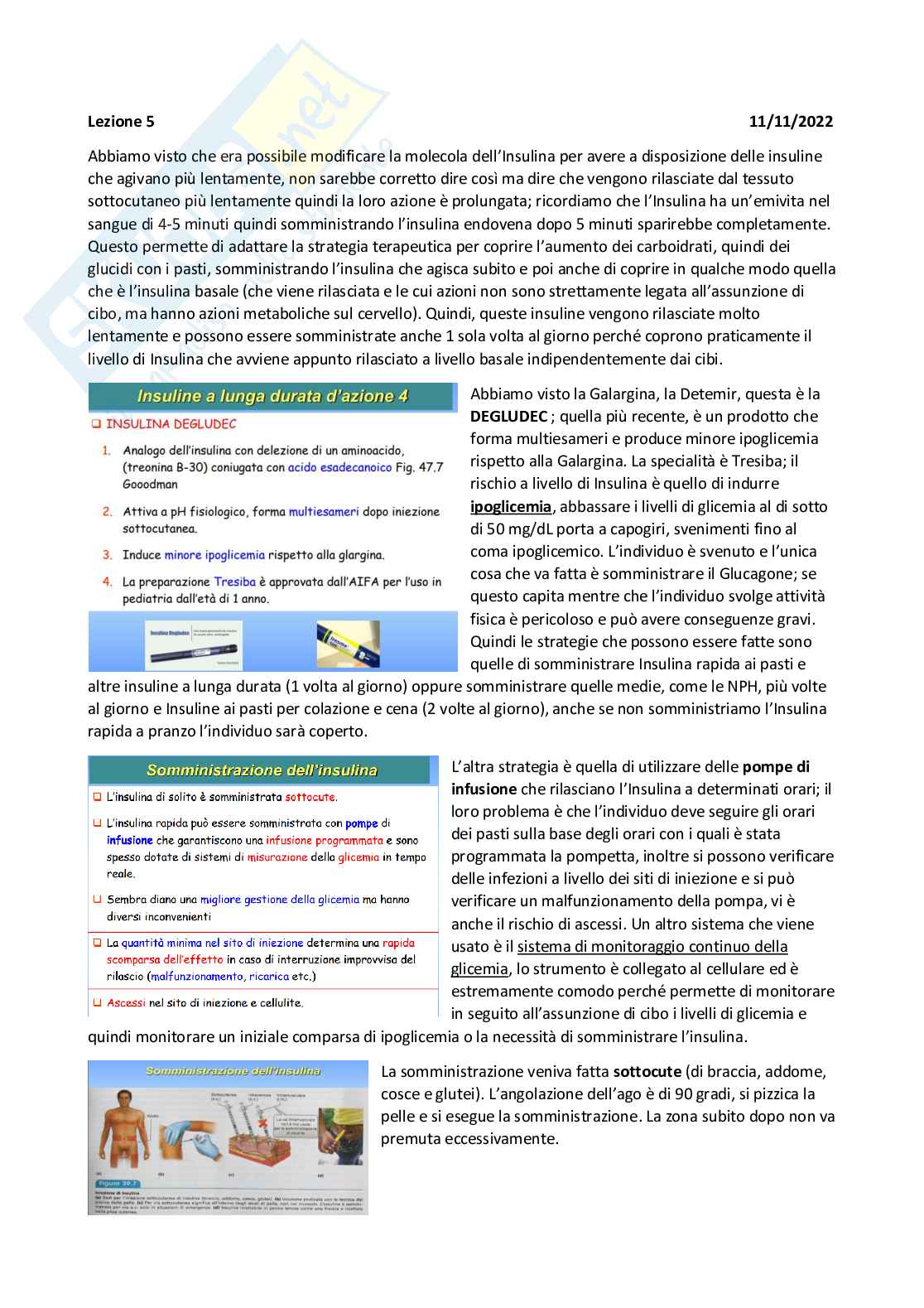 Farmacoterapia 2 - Parte 3 di 4 sul diabete Pag. 1