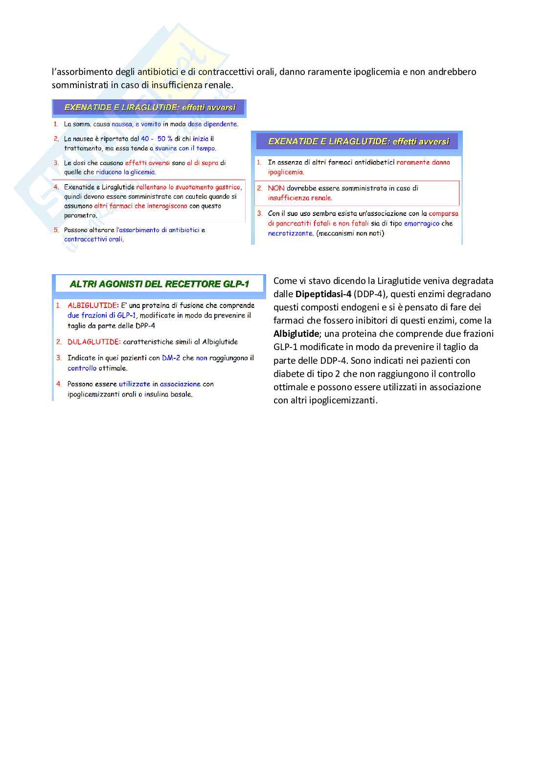 Farmacoterapia 2 - Parte 3 di 4 sul diabete Pag. 16