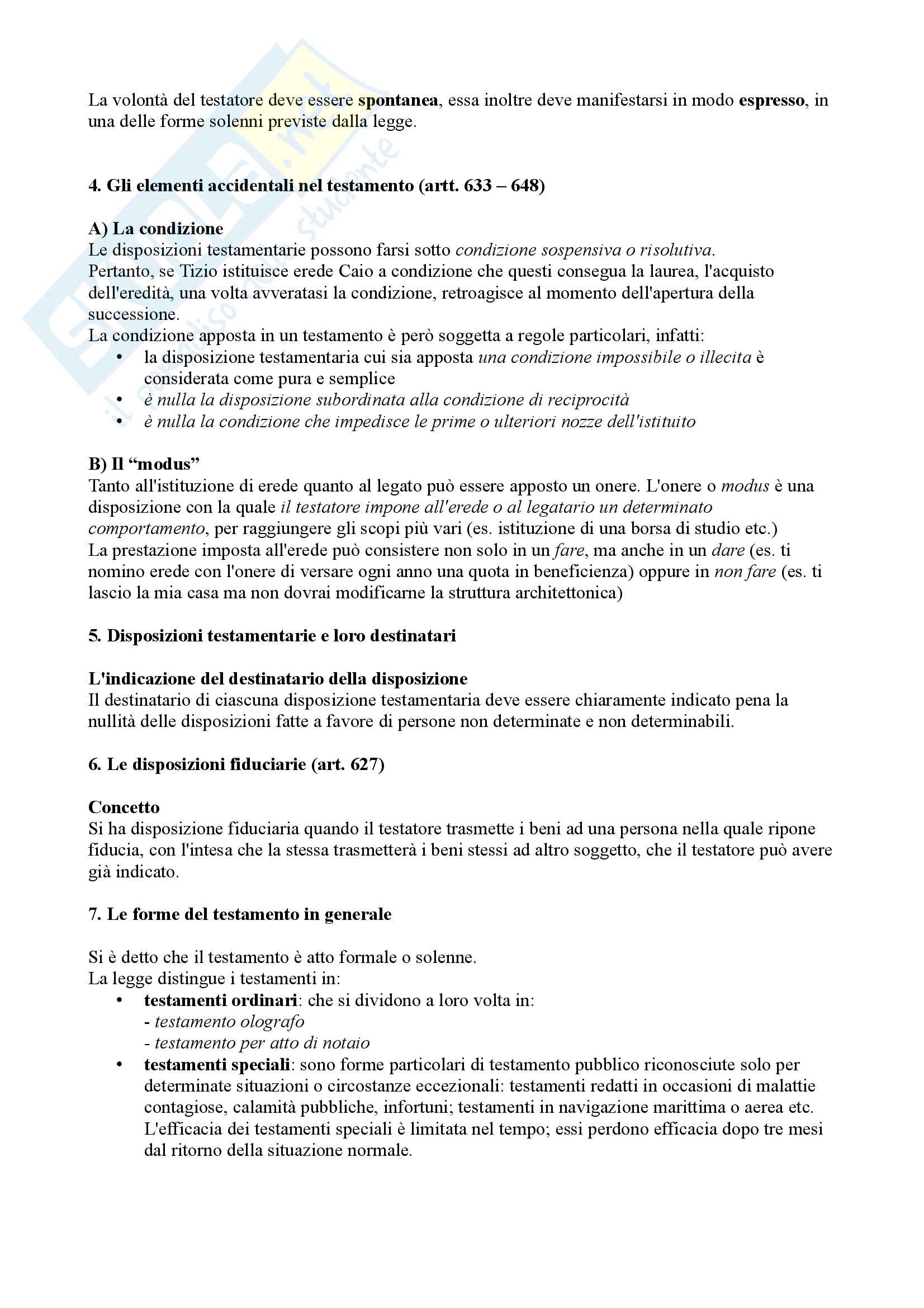 Appunti Diritto Privato, prof. Confortini, libro consigliato dal professore Manuale di Diritto Privato, Torrente Pag. 36