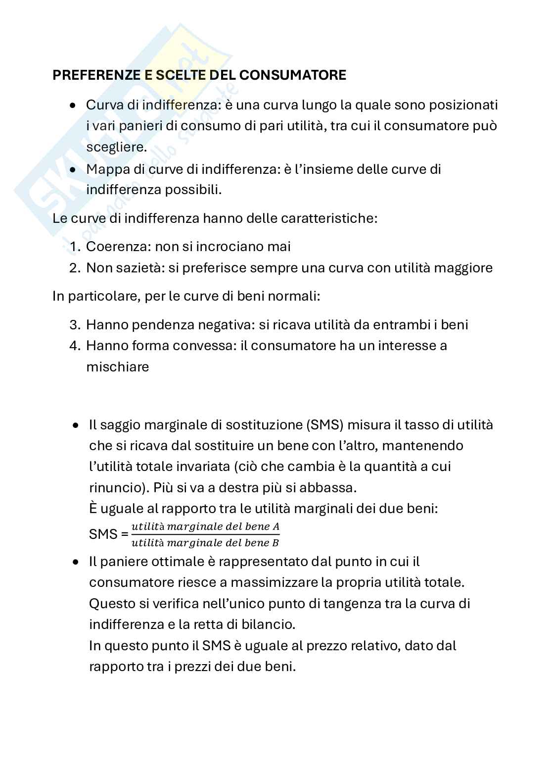 Riassunto esame Economia politica, Prof. Pulejo Massimo, libro consigliato Fondamenti di economia politica, Wells  Pag. 16