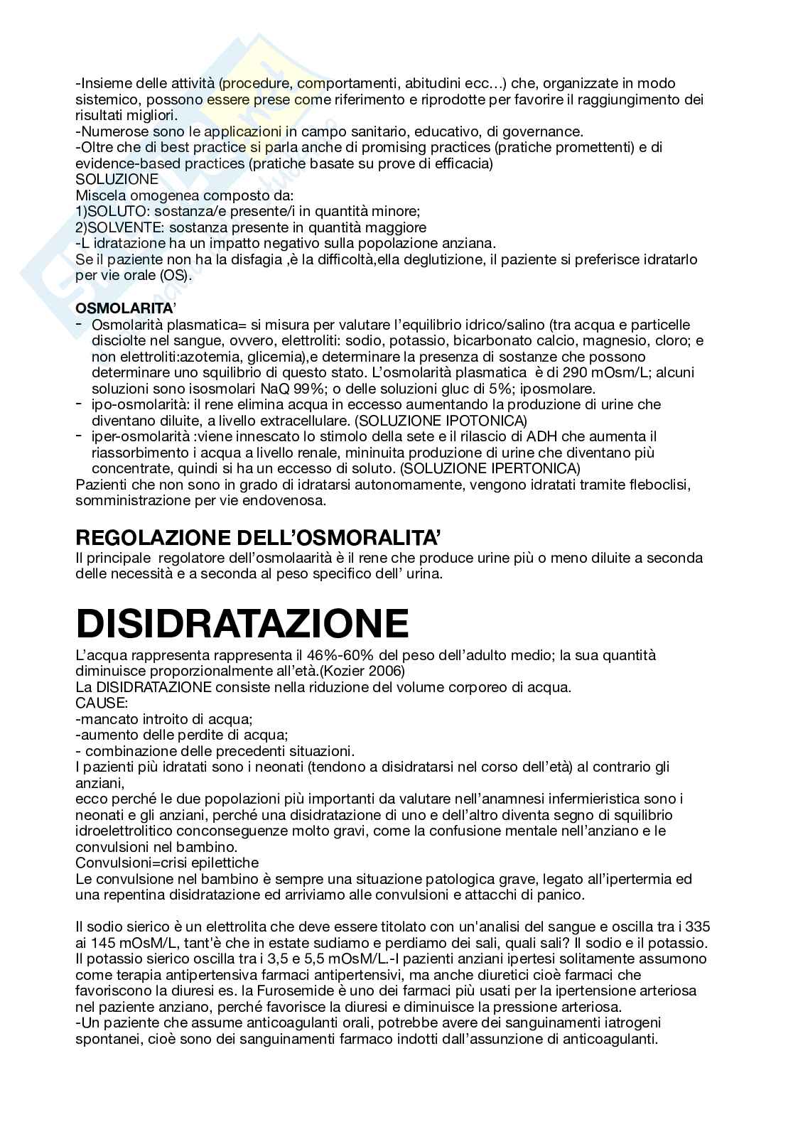 Basi dell’assistenza infermieristica Pag. 41