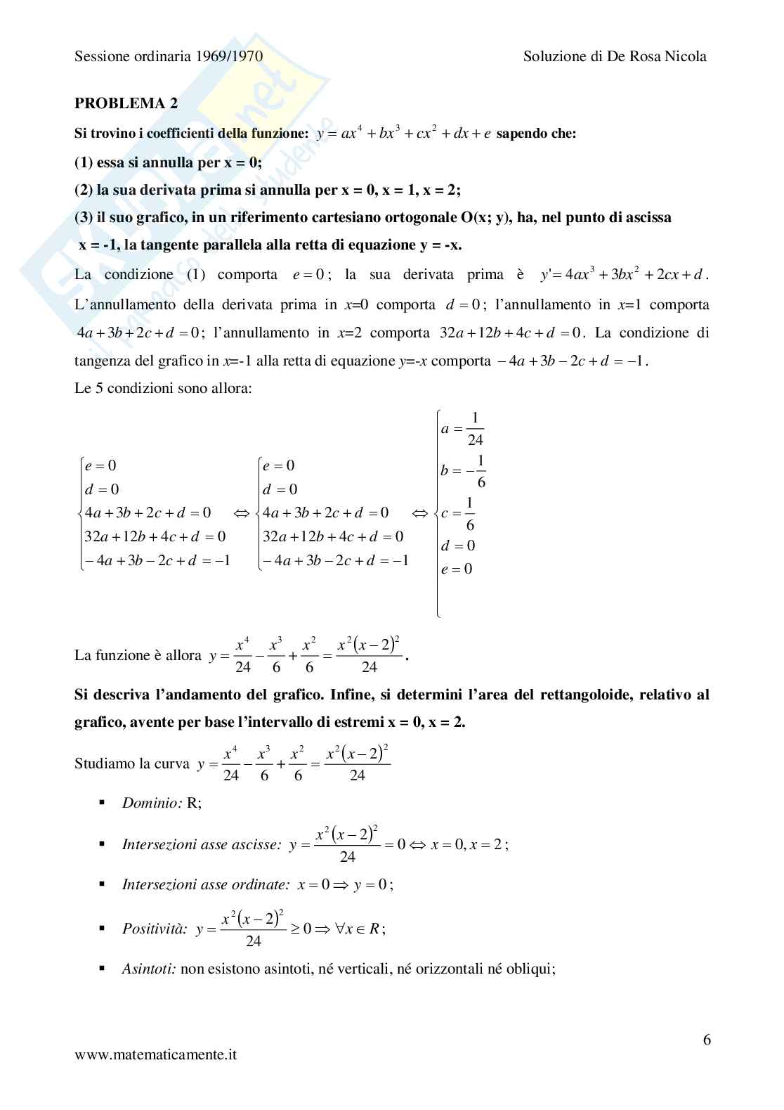 1970 - Liceo scientifico, sessione ordinaria e supplementare Pag. 6