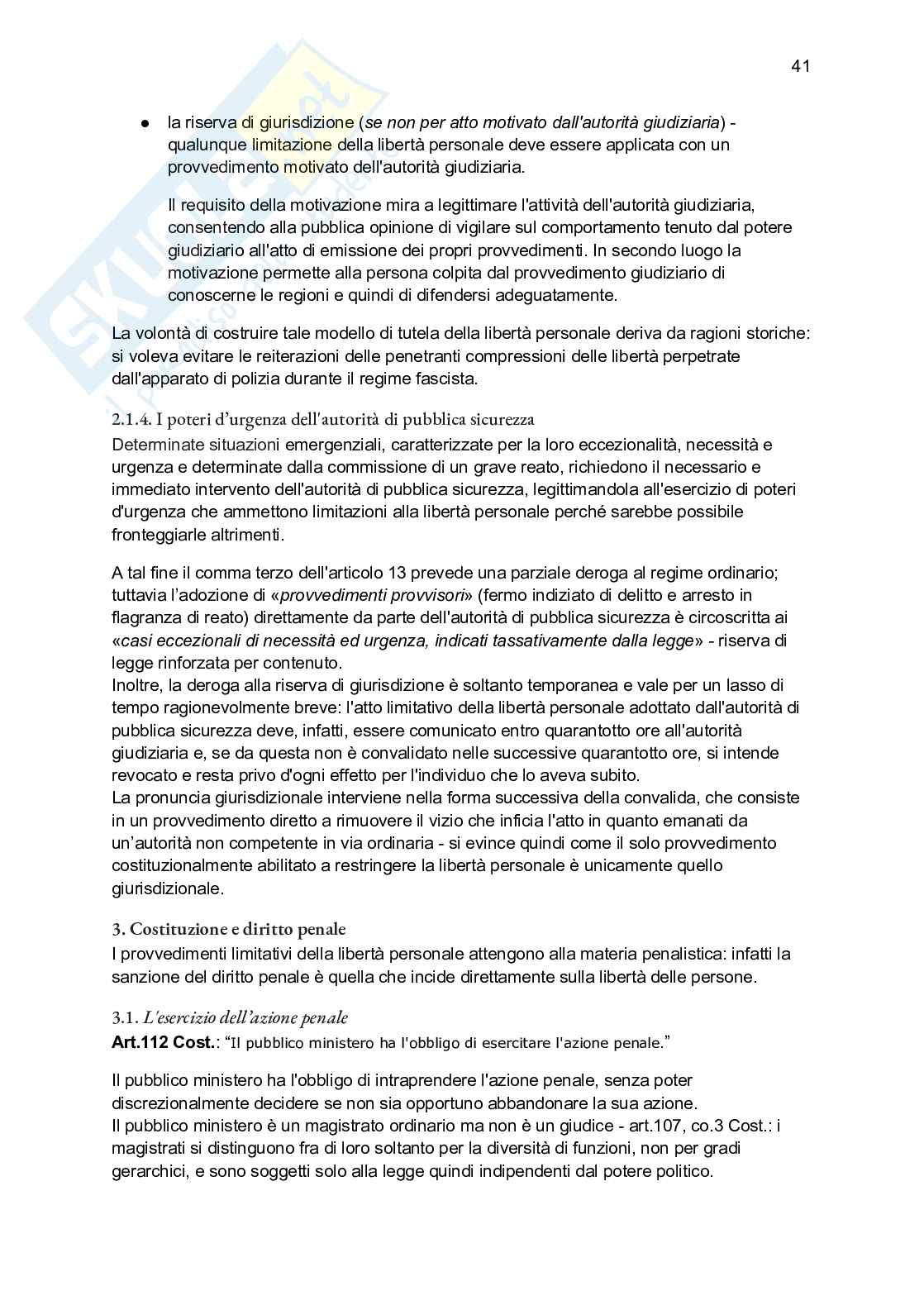 Riassunto esame Diritto costituzionale, Prof. Bascherini Gianluca, libro consigliato Lineamenti di diritto costituzionale , Zagrebelsky Pag. 41