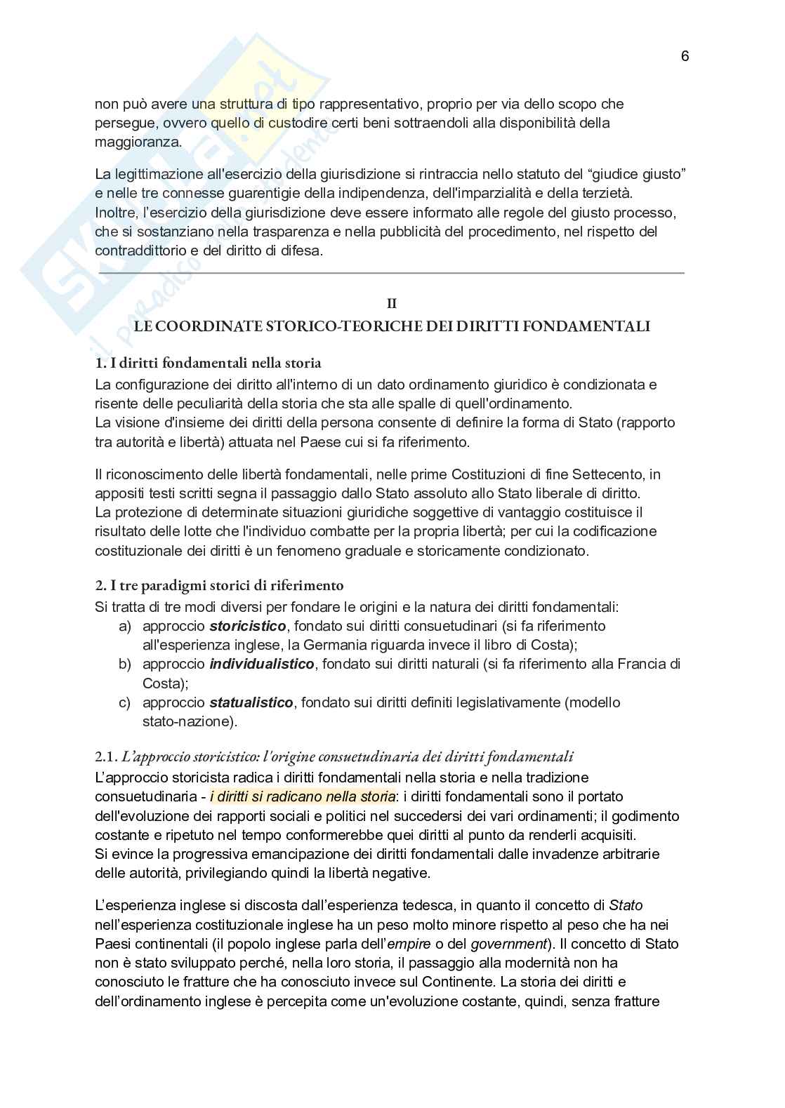 Riassunto esame Diritto costituzionale, Prof. Bascherini Gianluca, libro consigliato Lineamenti di diritto costituzionale , Zagrebelsky Pag. 6