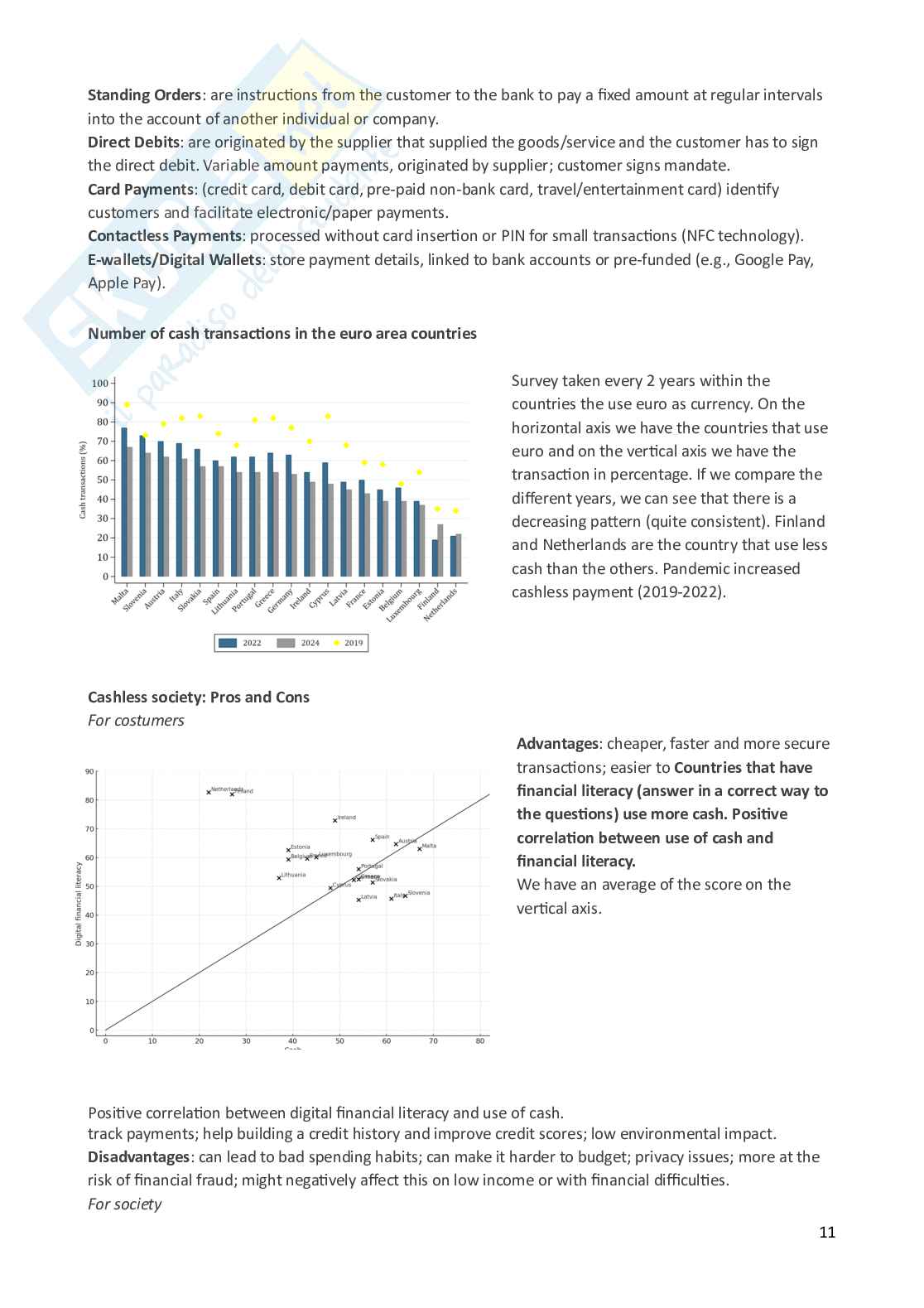 International banking and capital markets Pag. 11