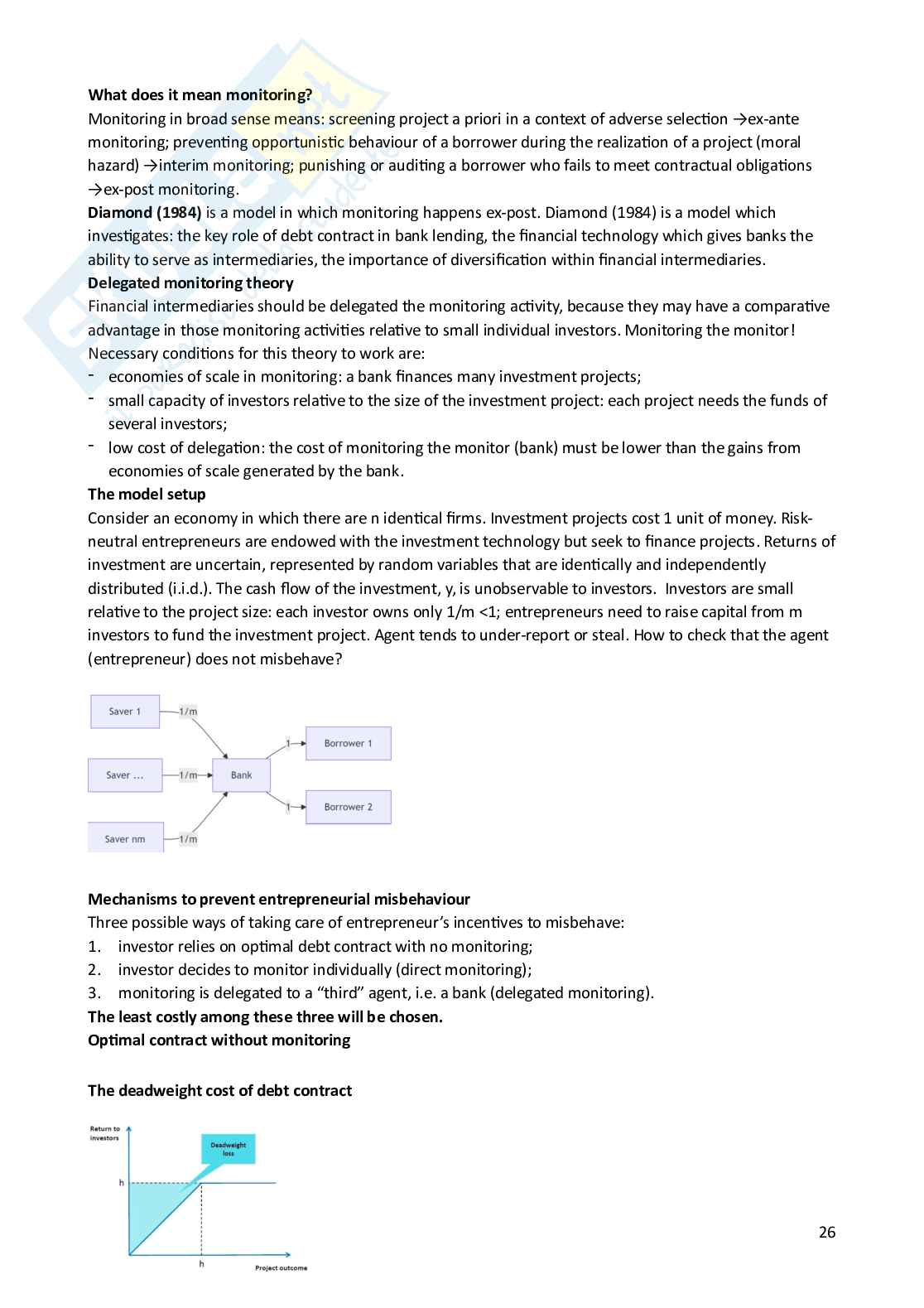 International banking and capital markets Pag. 26