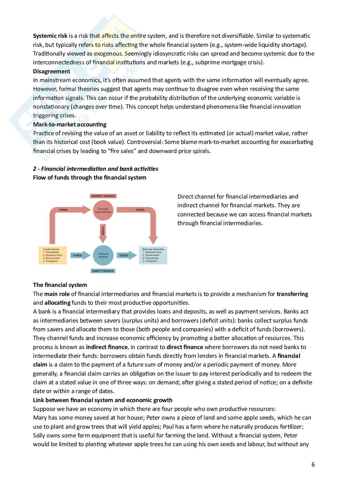 International banking and capital markets Pag. 6