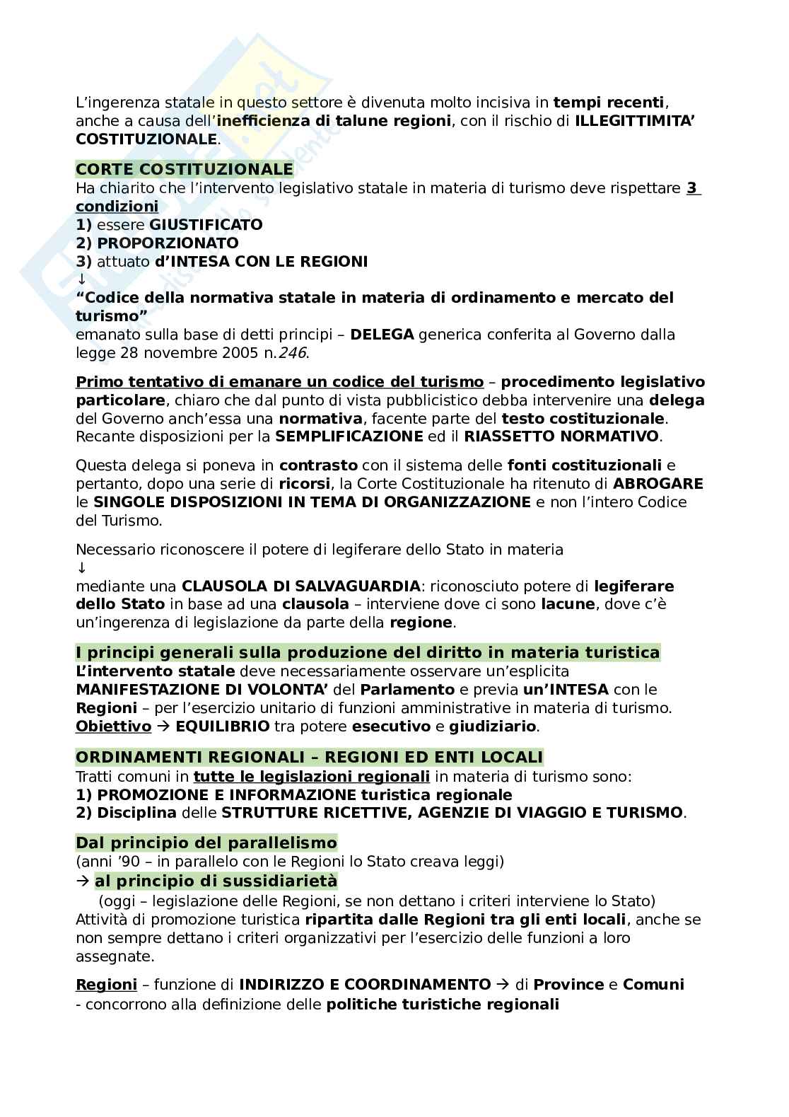 Legislazione del turismo - Parte 2  Pag. 2