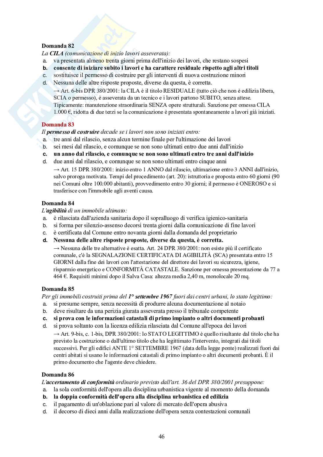 Esame Agente Immobiliare – teoria essenziale + 120 quiz spiegati Pag. 46