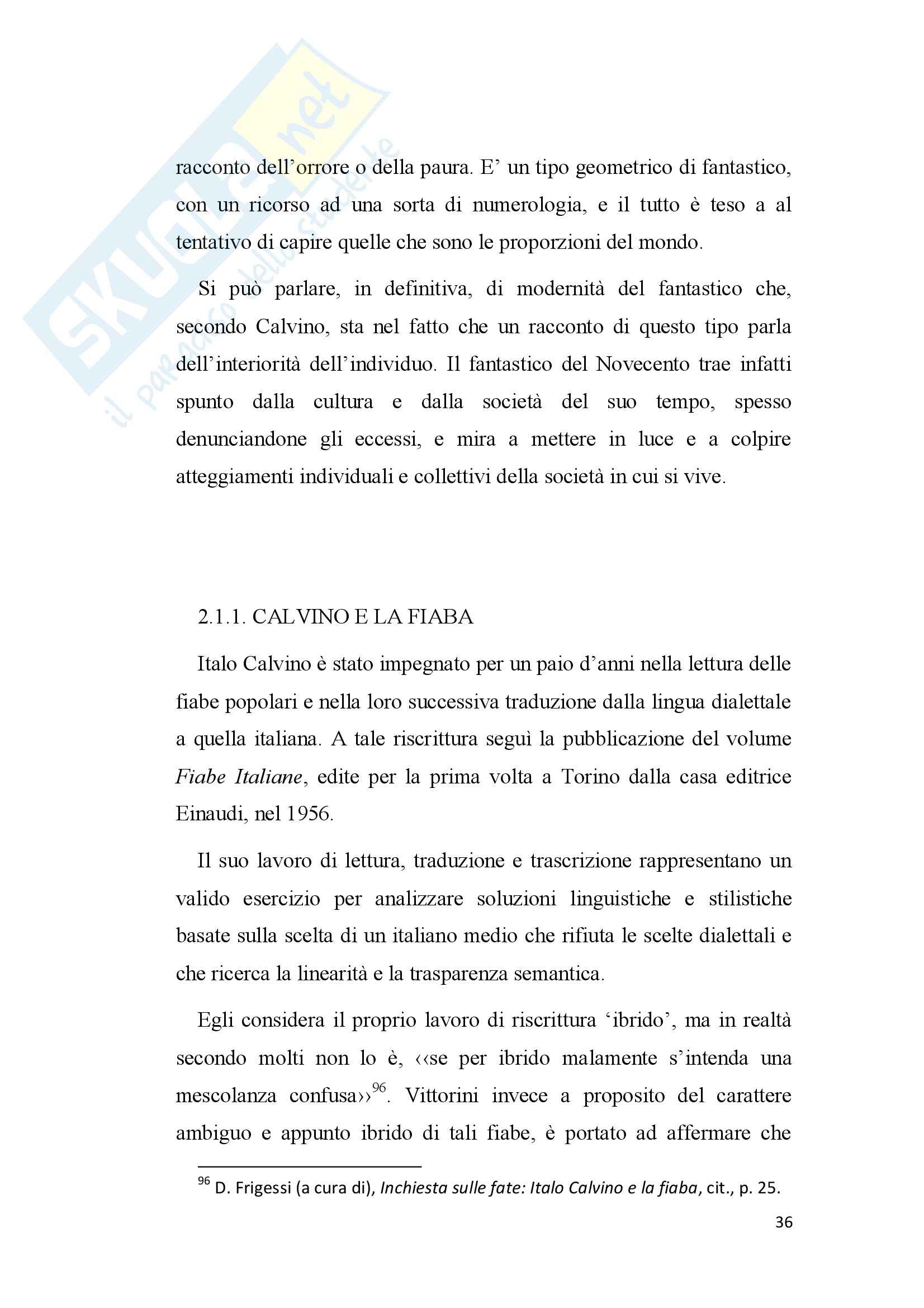 Tesi - Italo Calvino e il fantastico Pag. 36