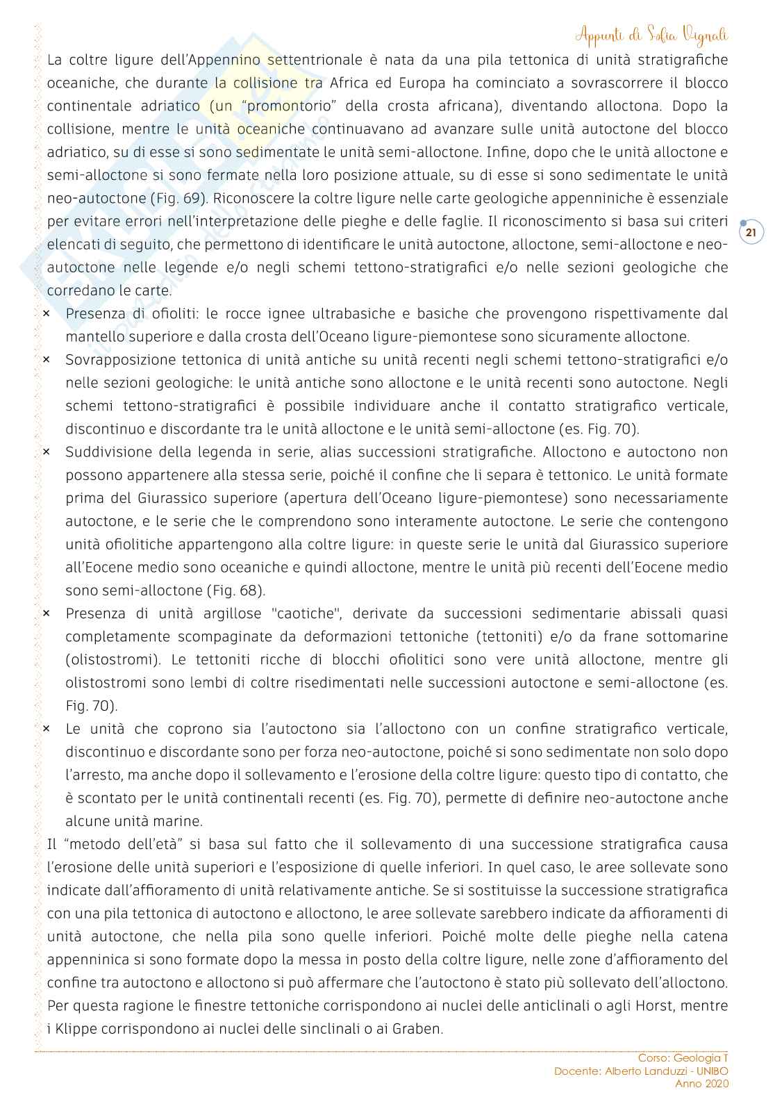 Geologia T - Modulo carte geologiche Pag. 21