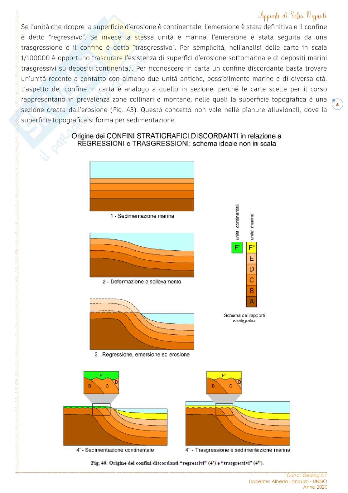 Geologia T - Modulo carte geologiche Pag. 6
