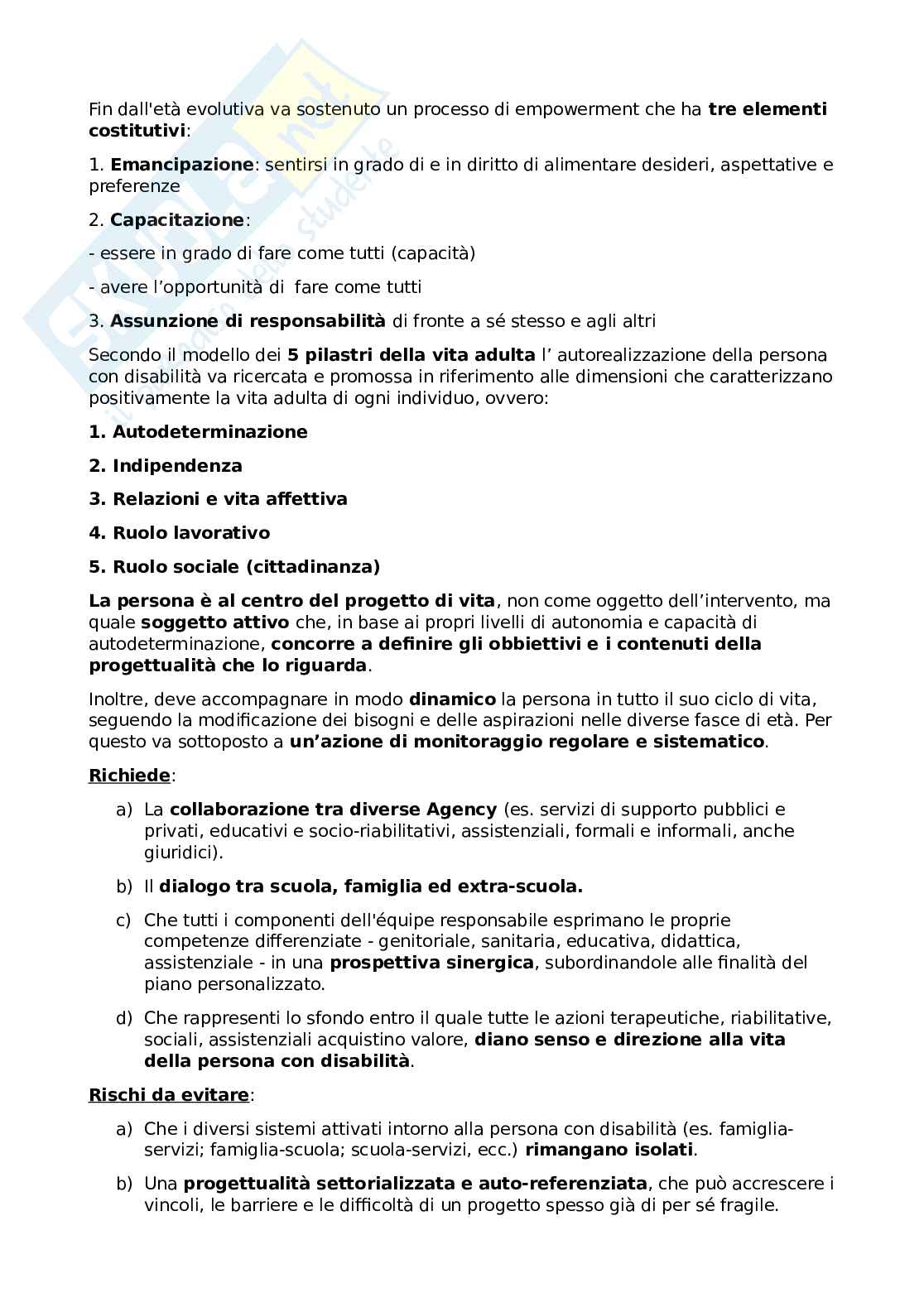 Pedagogia dell'inclusione nei contesti formativi e organizzativi Pag. 26