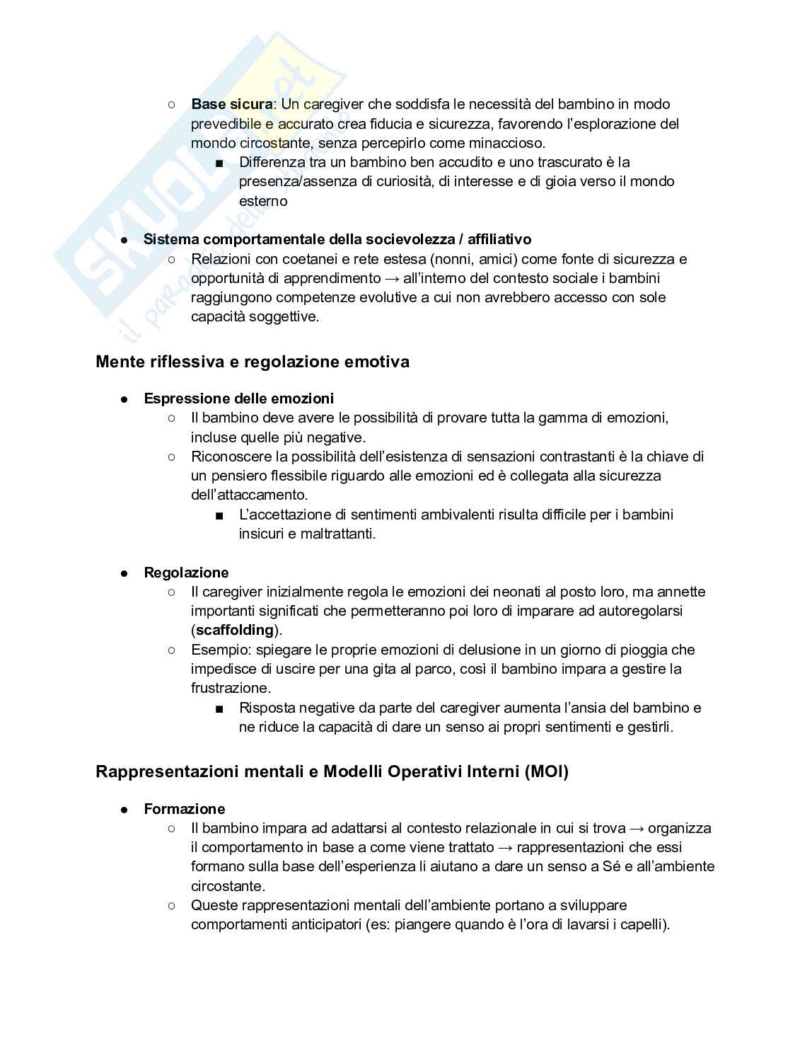 Appunti Processi di intervento e tutela dell'infanzia e dell'adolescenza Pag. 2