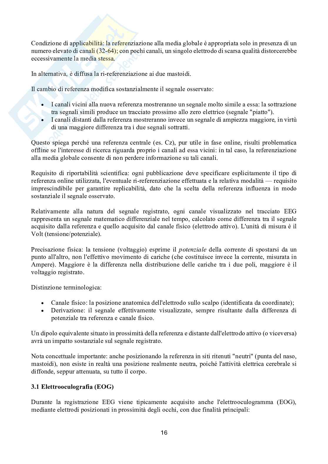 Appunti esame Psicofisiologia sperimentale Pag. 16