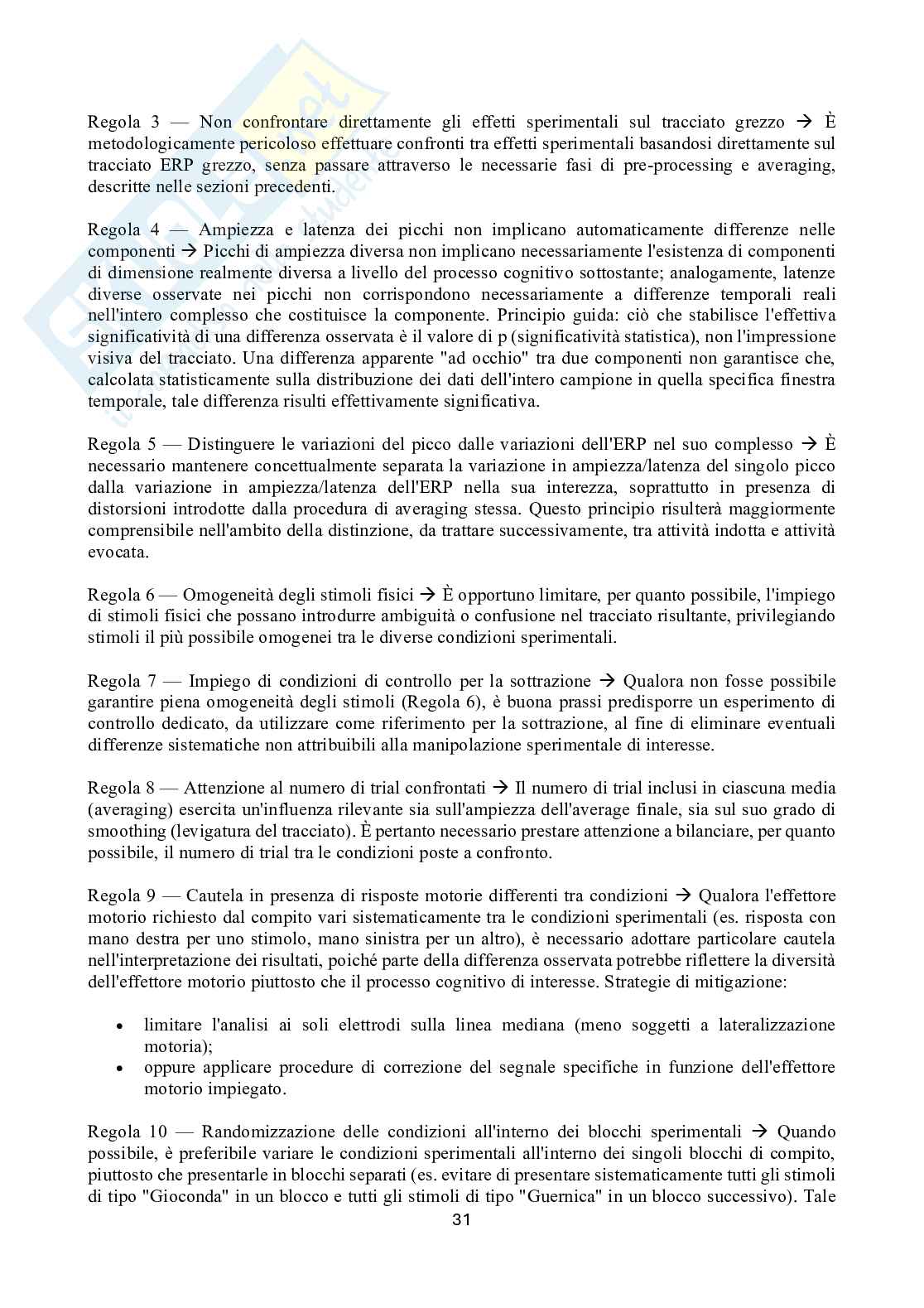 Appunti esame Psicofisiologia sperimentale Pag. 31