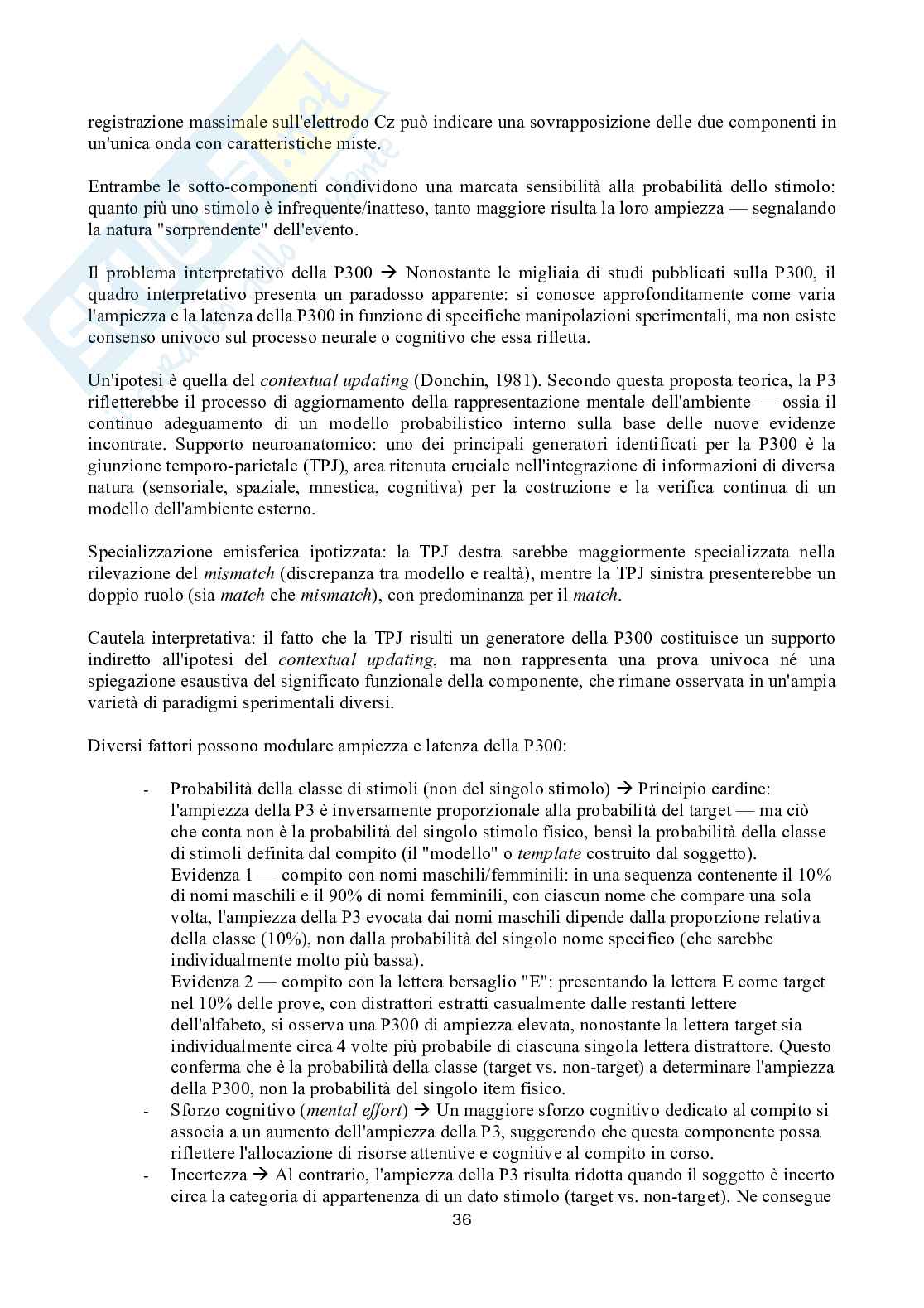 Appunti esame Psicofisiologia sperimentale Pag. 36