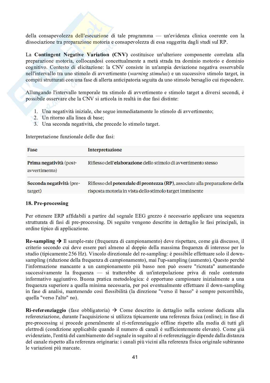 Appunti esame Psicofisiologia sperimentale Pag. 41