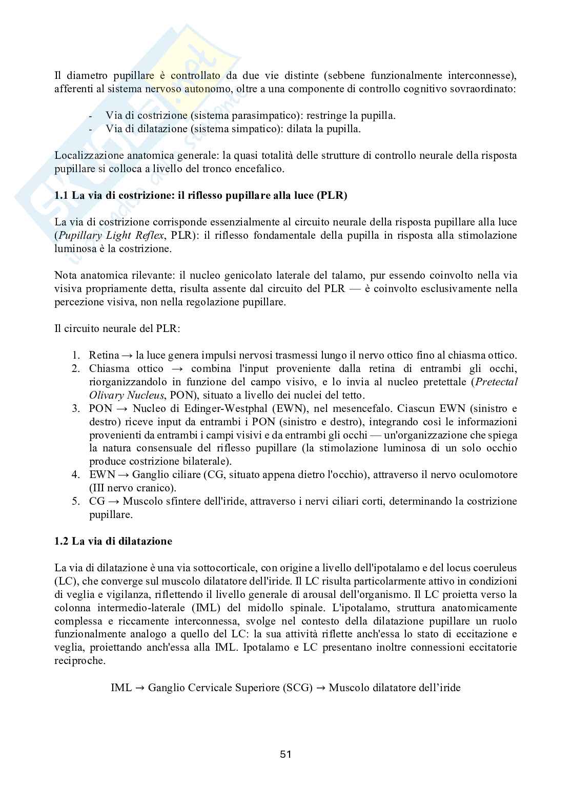 Appunti esame Psicofisiologia sperimentale Pag. 51