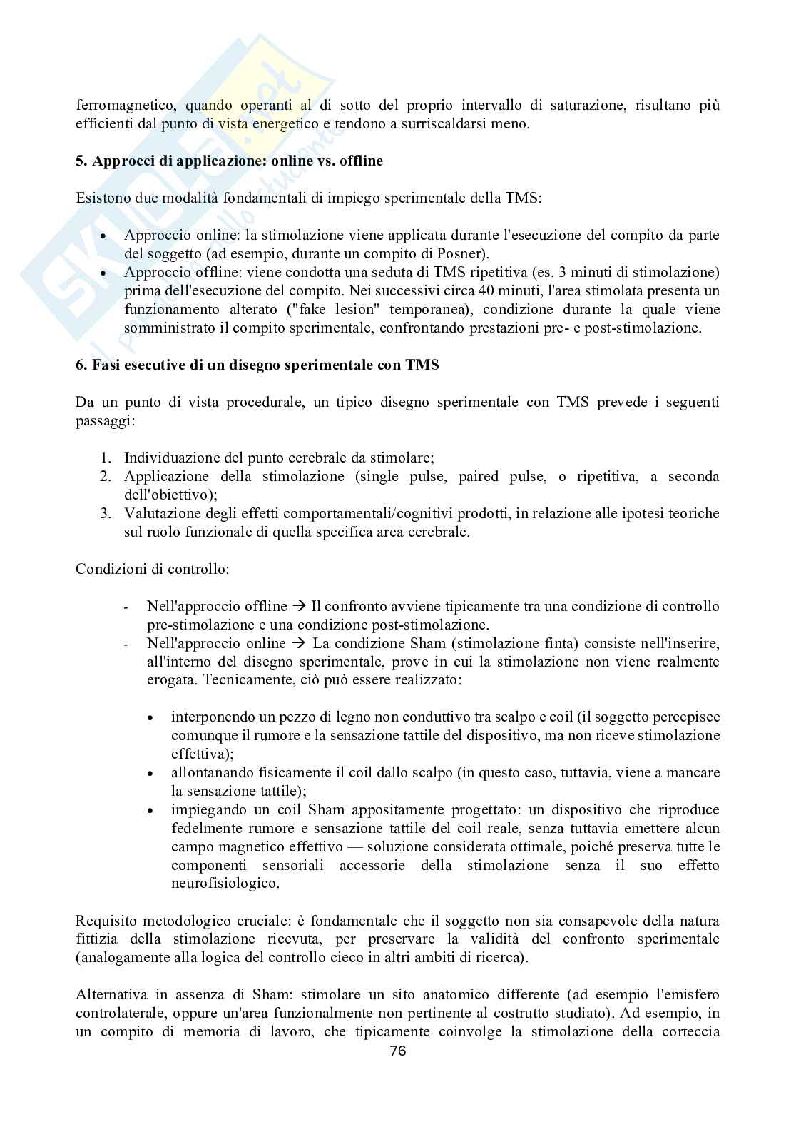 Appunti esame Psicofisiologia sperimentale Pag. 76