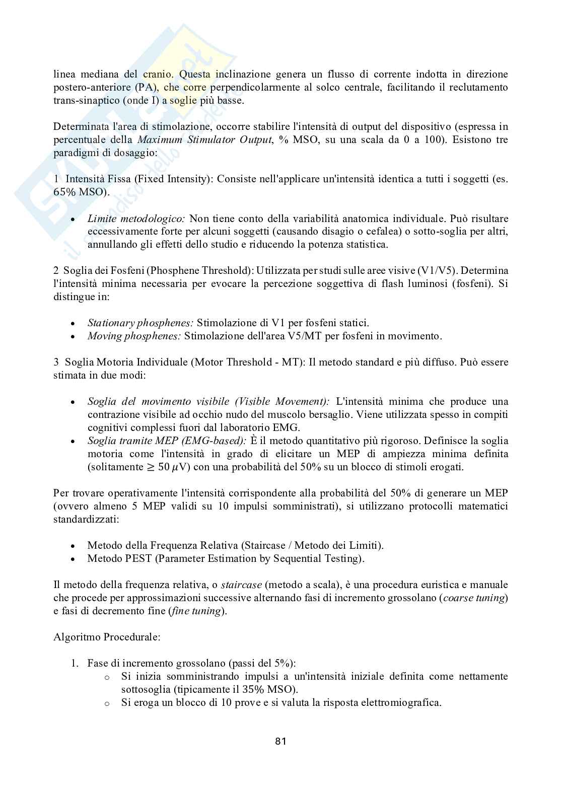 Appunti esame Psicofisiologia sperimentale Pag. 81
