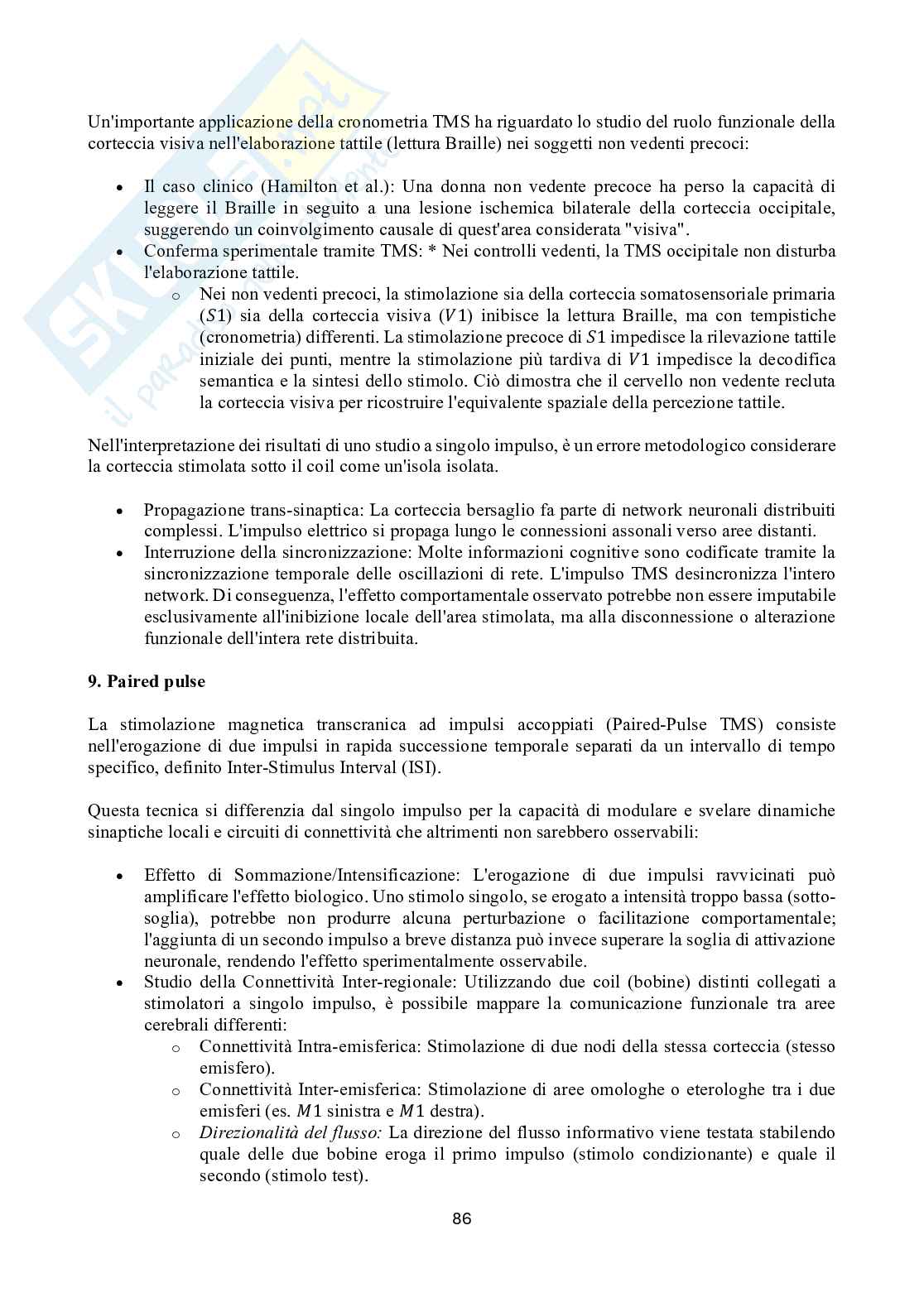 Appunti esame Psicofisiologia sperimentale Pag. 86