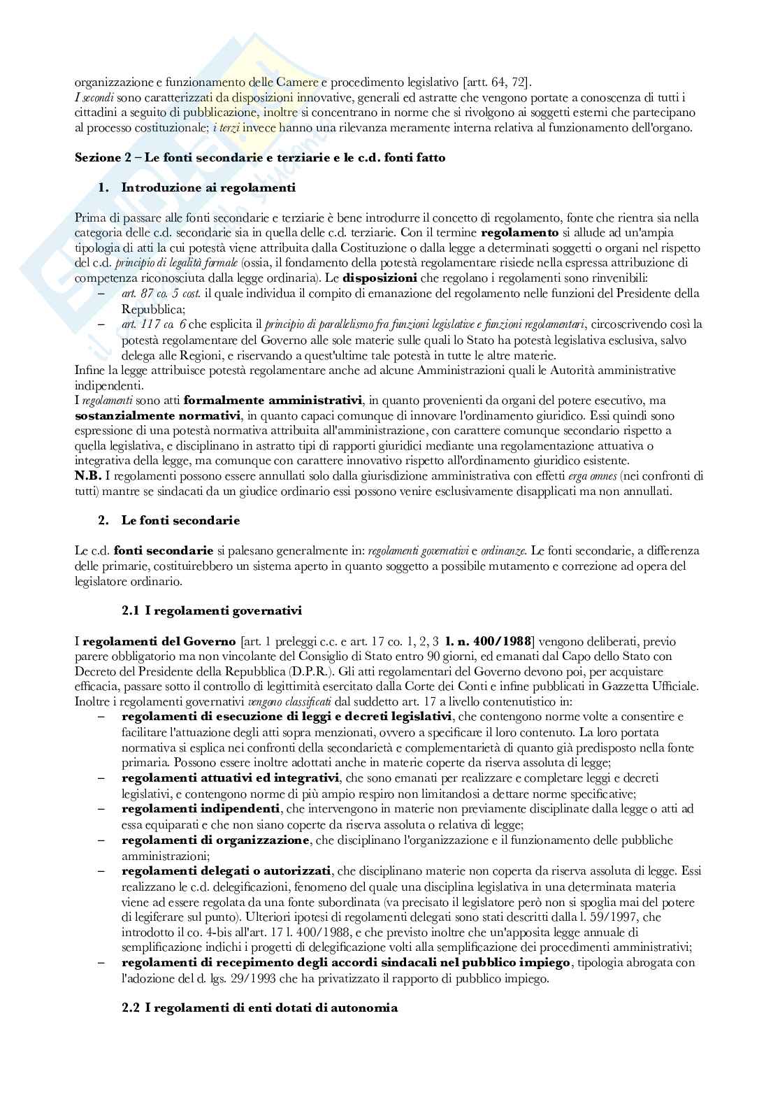 Riassunto esame Diritto costituzionale, Prof. Mezzetti Luca, libro consigliato Diritto costituzionale, Mezzetti Pag. 16