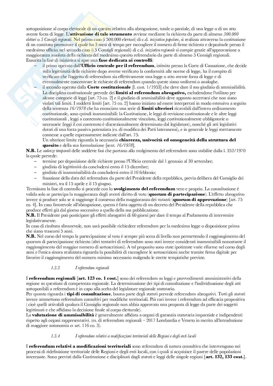 Riassunto esame Diritto costituzionale, Prof. Mezzetti Luca, libro consigliato Diritto costituzionale, Mezzetti Pag. 31