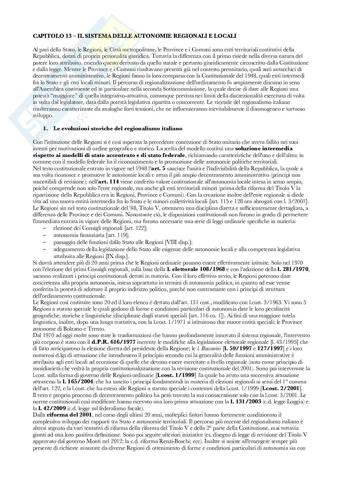 Riassunto esame Diritto costituzionale, Prof. Mezzetti Luca, libro consigliato Diritto costituzionale, Mezzetti Pag. 81