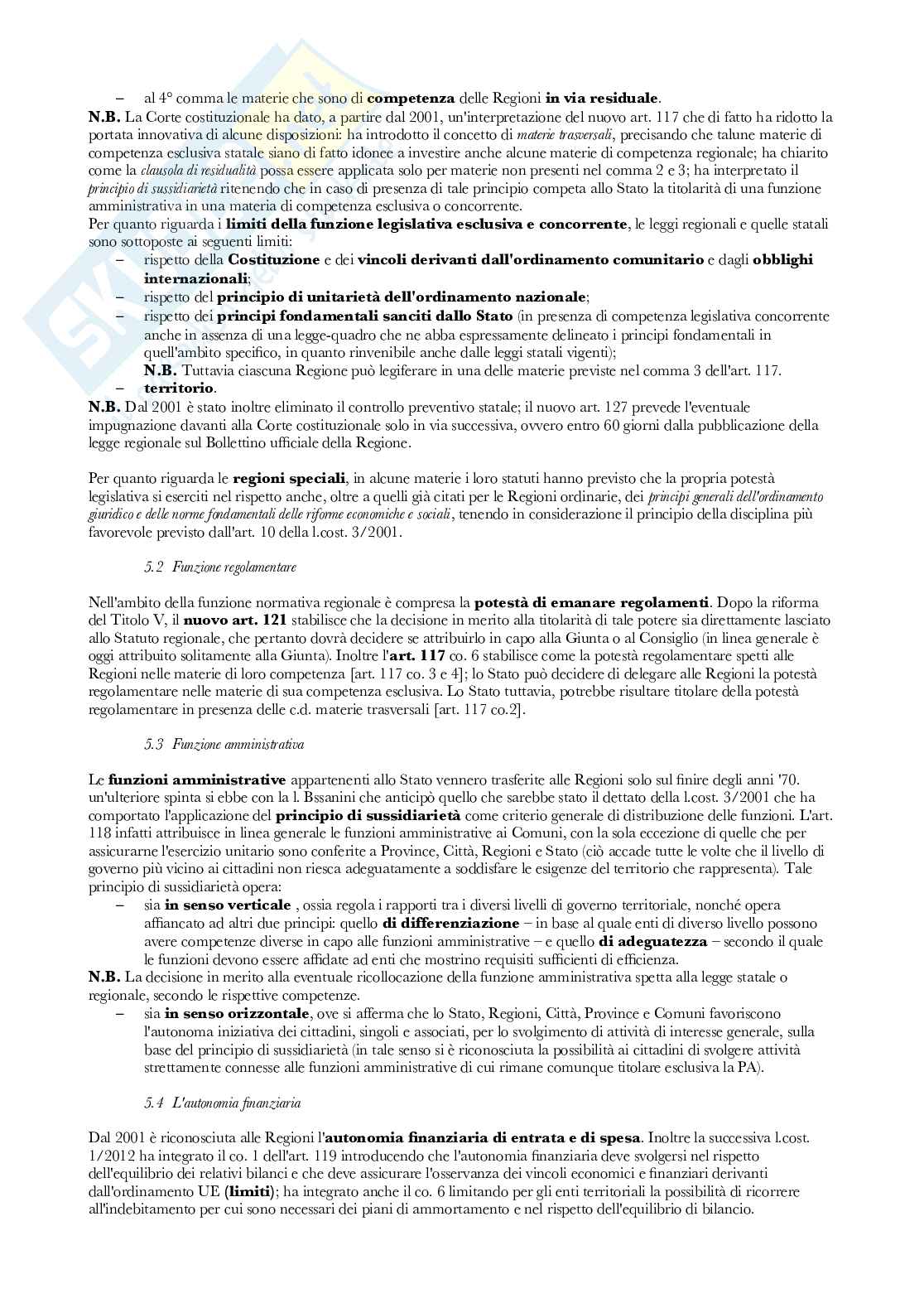 Riassunto esame Diritto costituzionale, Prof. Mezzetti Luca, libro consigliato Diritto costituzionale, Mezzetti Pag. 86