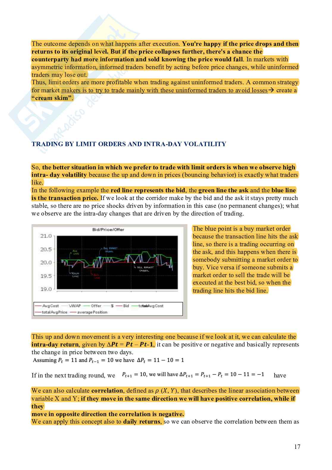 Market Microstructure Pag. 21