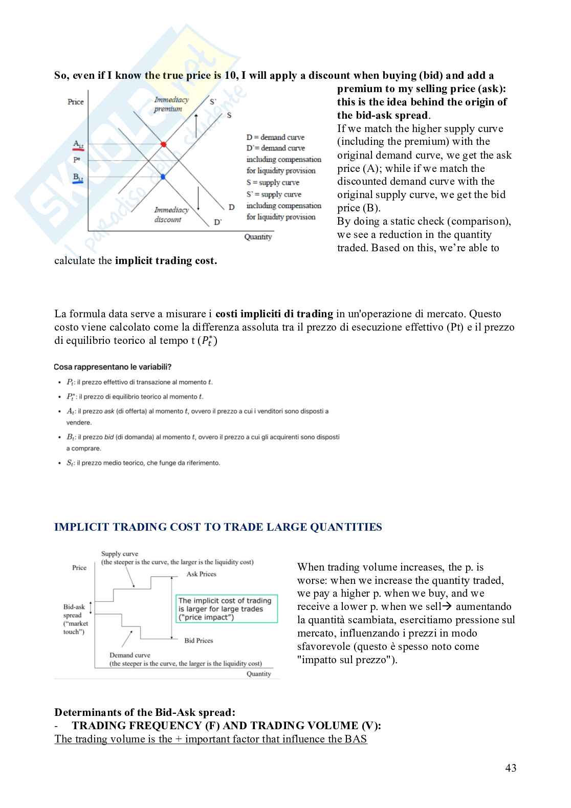 Market Microstructure Pag. 51