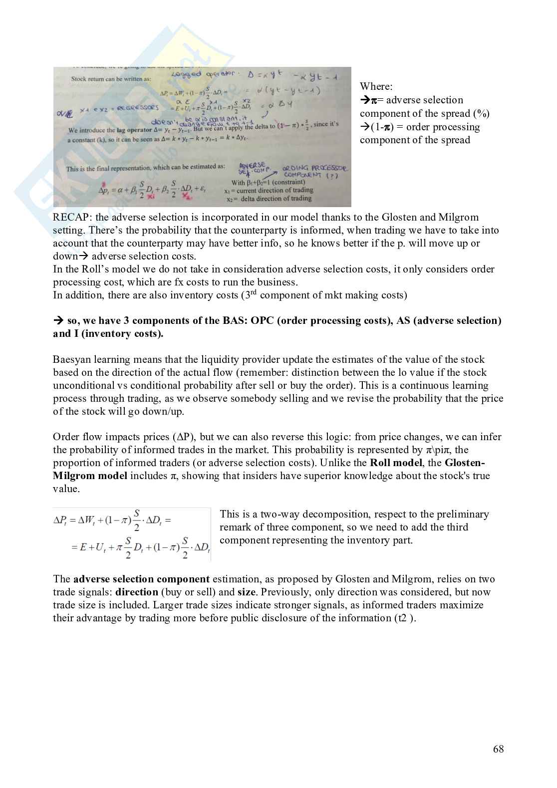 Market Microstructure Pag. 76