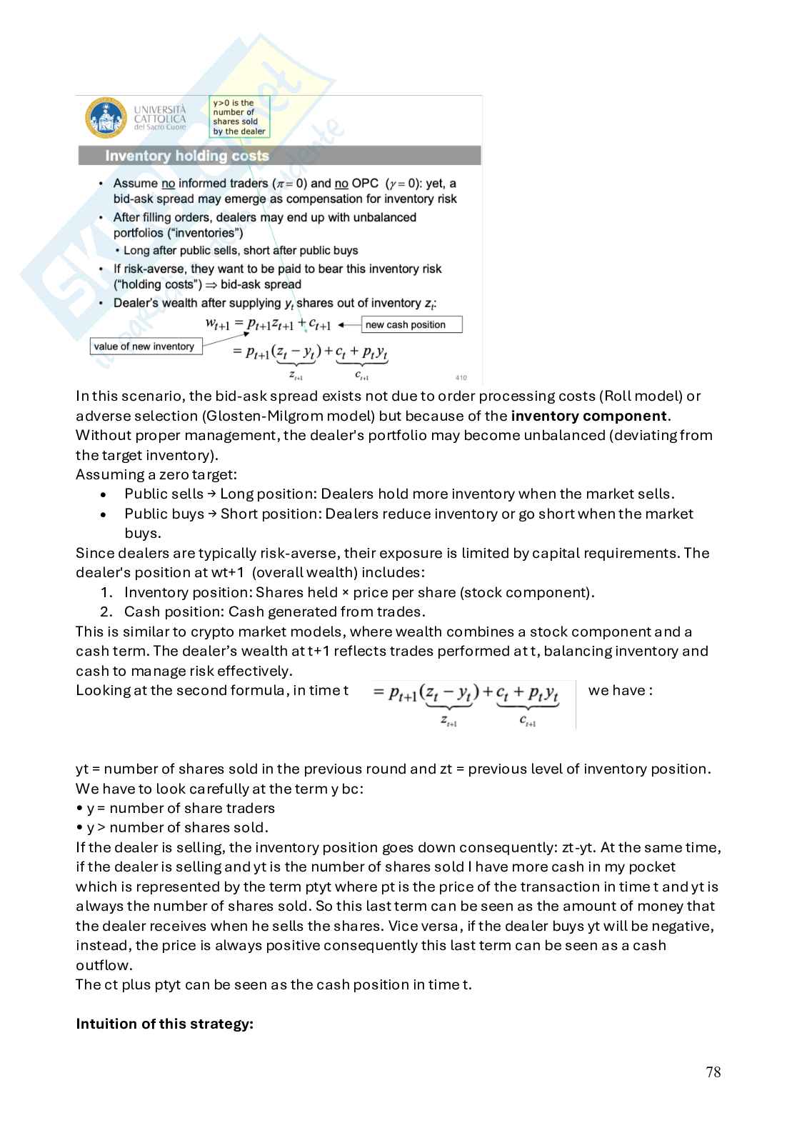 Market Microstructure Pag. 86