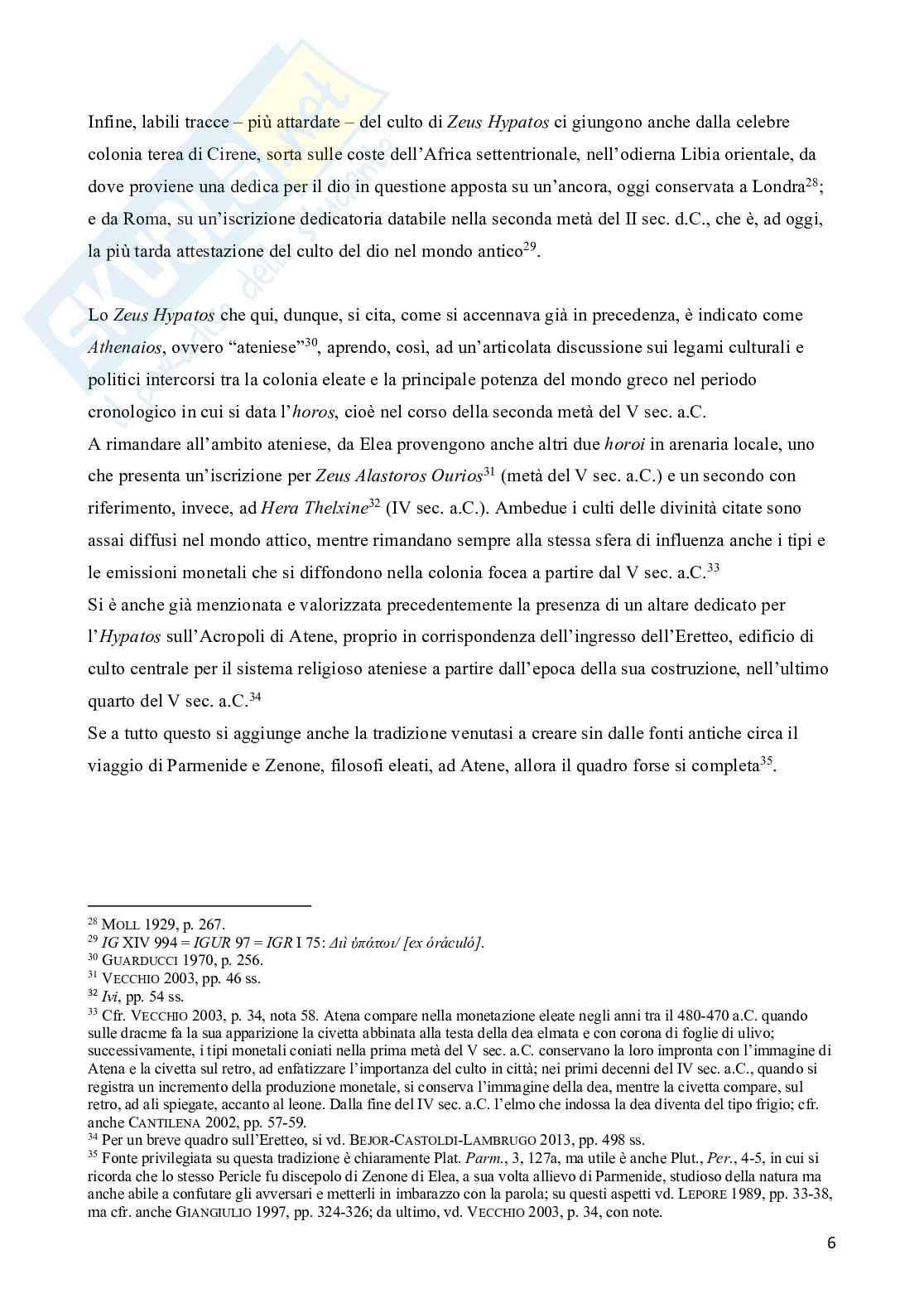 Riassunto esame Epigrafia greca, Prof. Vecchio Luigi, libro consigliato Epigrafia greca, Guarducci Pag. 6