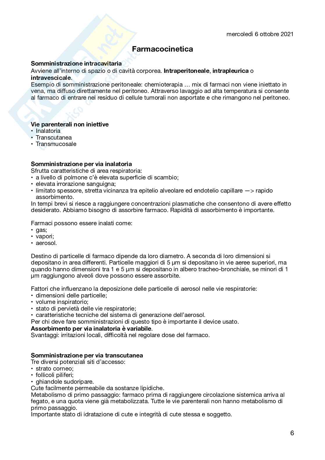 appunti di farmacologia e farmacoterapia Pag. 6