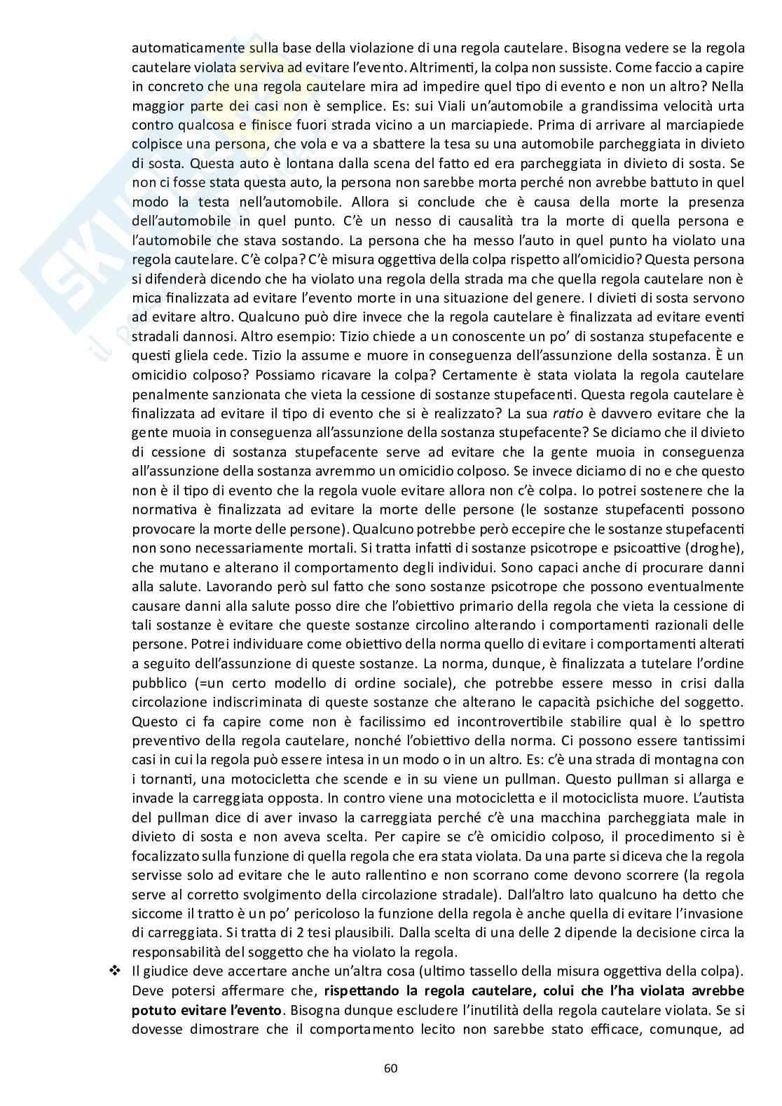 Appunti delle lezioni di diritto penale I concernenti gli elementi oggettivi e soggettivi del fatto tipico Pag. 26