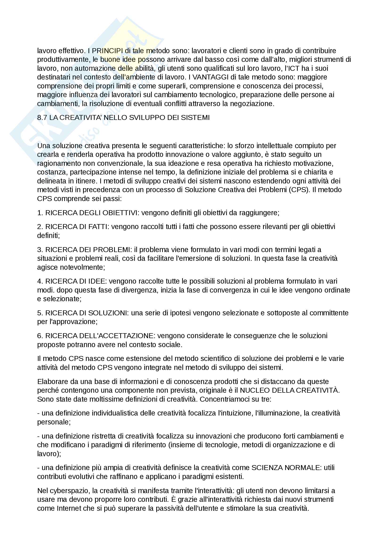 Riassunto esame di informatica generale, prof. Marco Padula, libro consigliato Fondamenti di informatica per la progettazione multimediale - dai linguaggi formali all'inclusione digitale, 2006, M.Padula, A.Reggiori Pag. 36