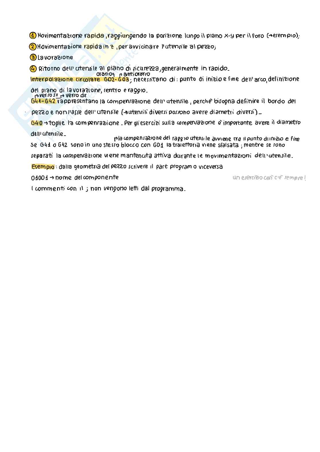 Seconda parte degli appunti di Digital Manufacturing Pag. 2