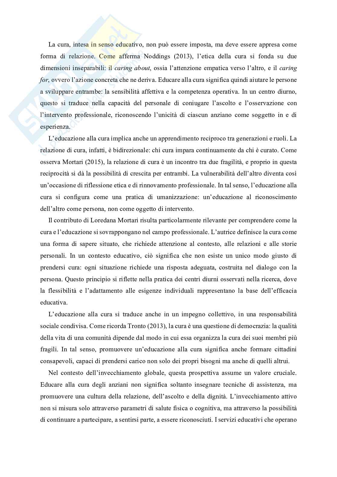 Trame della cura. relazioni, ruoli e narrazioni  nei centri diurni per anziani: uno studio etnografico tra educazione e welfare Pag. 21