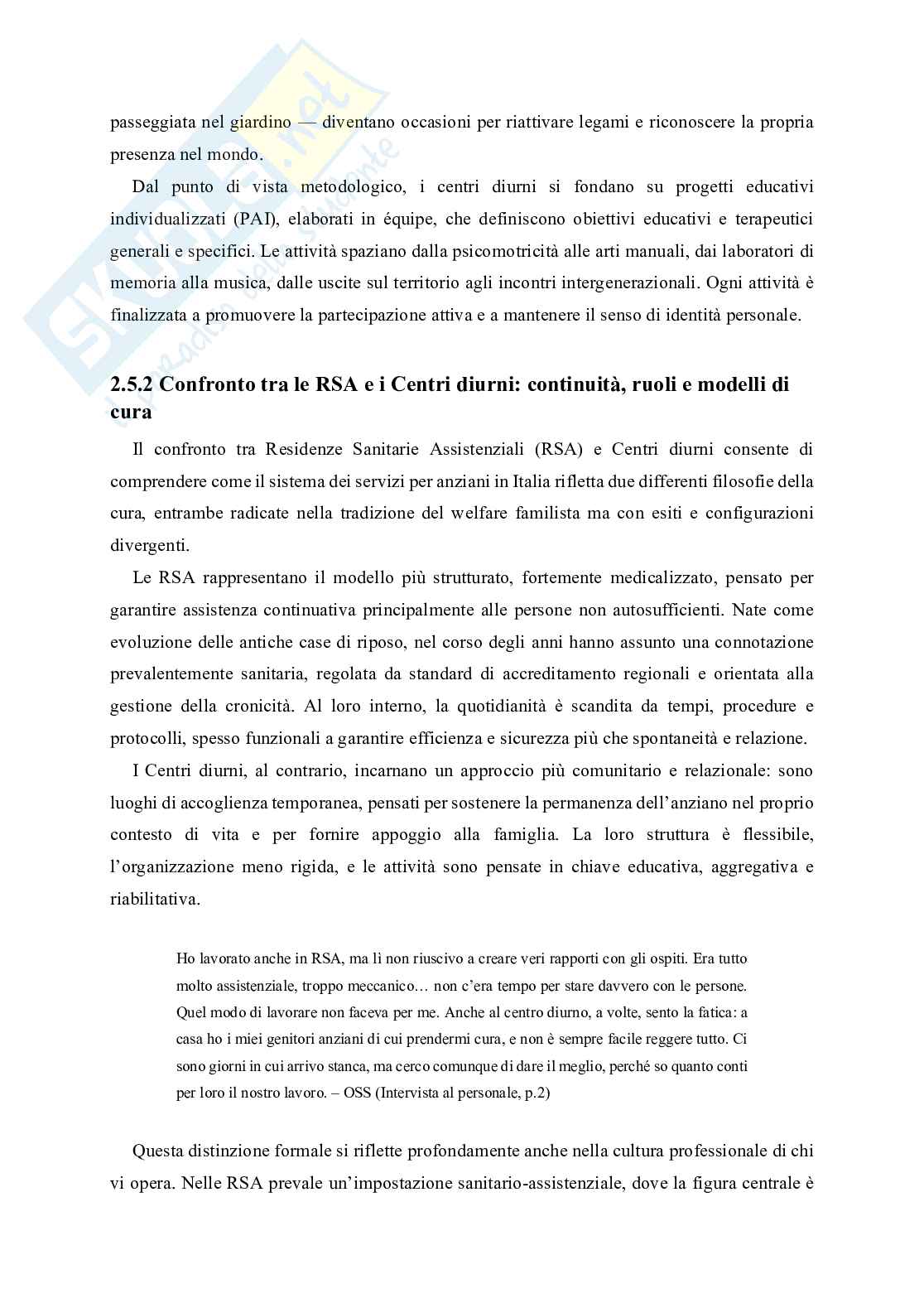 Trame della cura. relazioni, ruoli e narrazioni  nei centri diurni per anziani: uno studio etnografico tra educazione e welfare Pag. 51