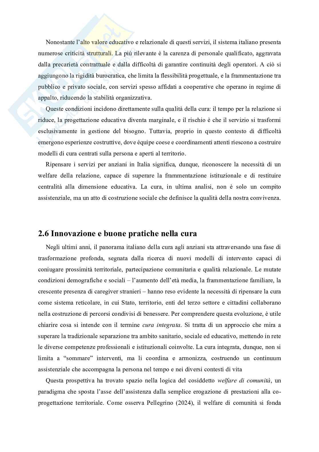Trame della cura. relazioni, ruoli e narrazioni  nei centri diurni per anziani: uno studio etnografico tra educazione e welfare Pag. 56