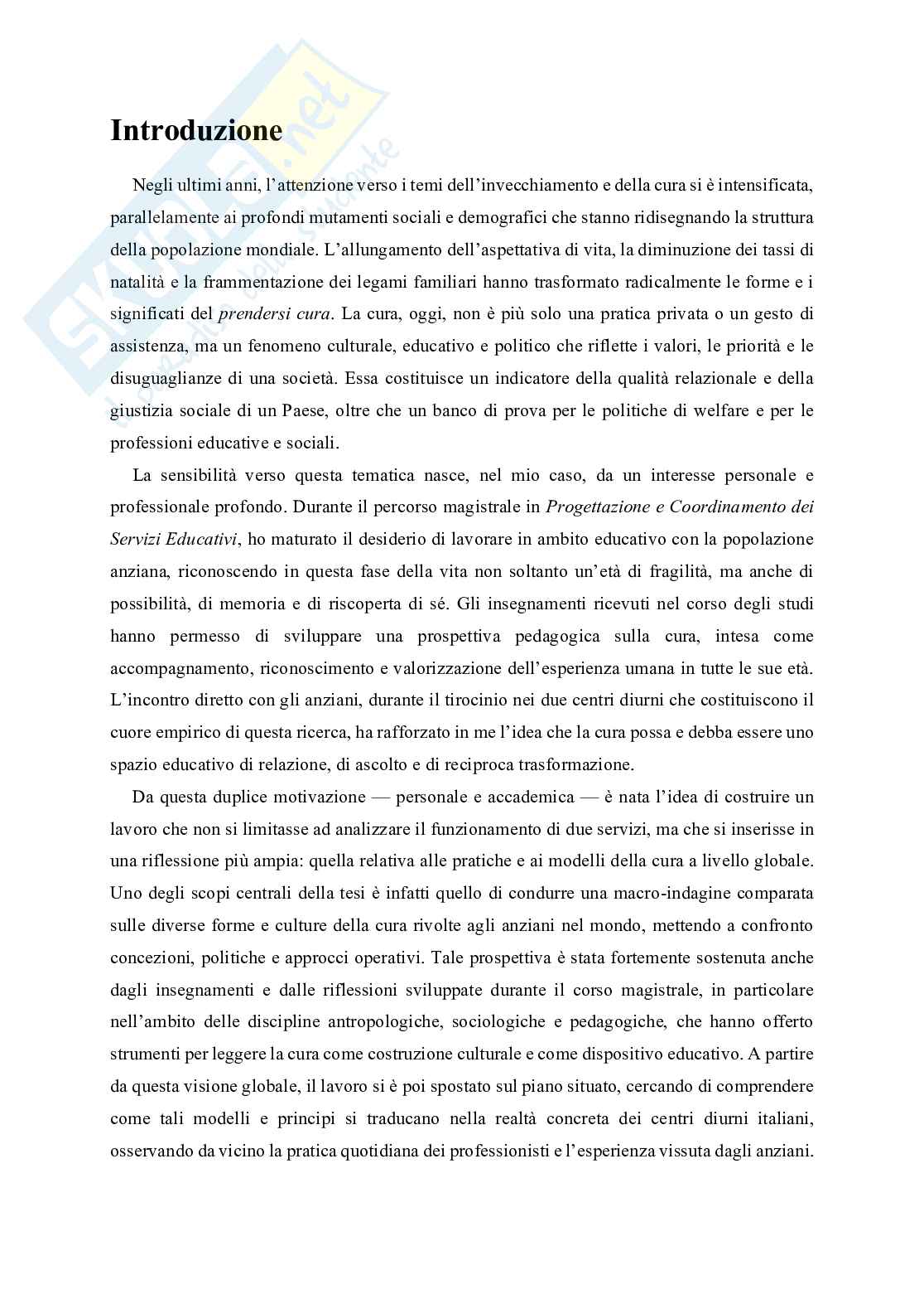 Trame della cura. relazioni, ruoli e narrazioni  nei centri diurni per anziani: uno studio etnografico tra educazione e welfare Pag. 6
